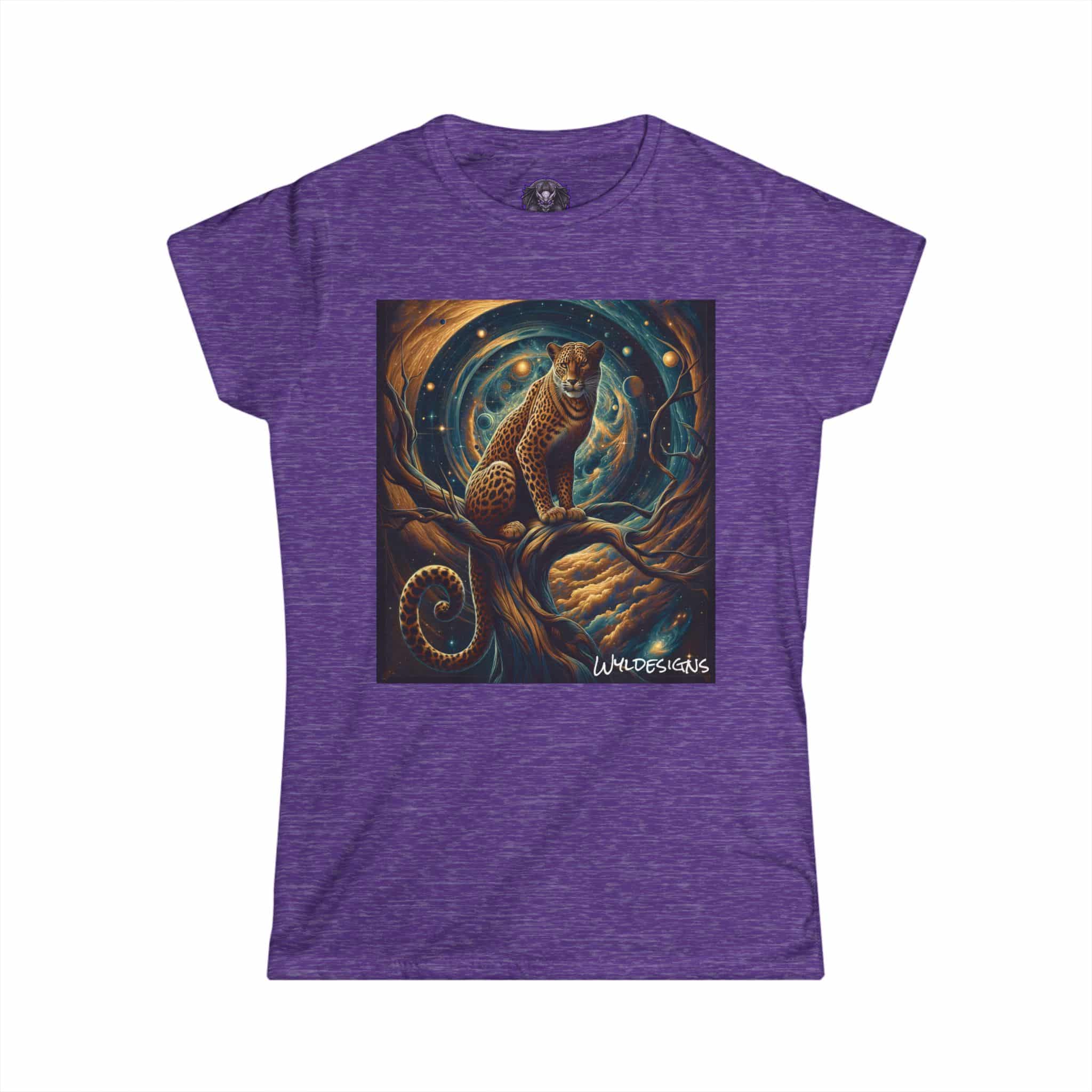Cosmic Leopard WD-D013 By Wyldesigns Women's Softstyle Tee - Image 31