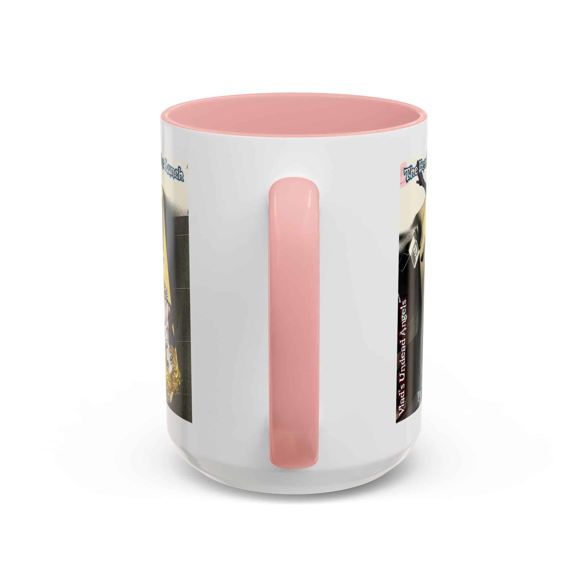 Jennifer Undead Angel Zombie Secretary – Classic Art w/Text Accent Coffee Mug (11, 15oz) - Image 32