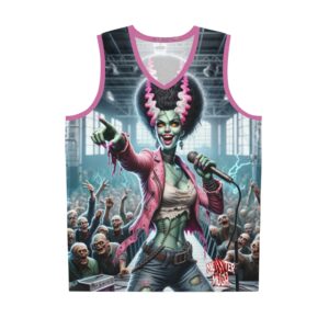 Monster Mosh 2024 Tour Lily Singer MM-D006 Basketball Jersey (AOP)