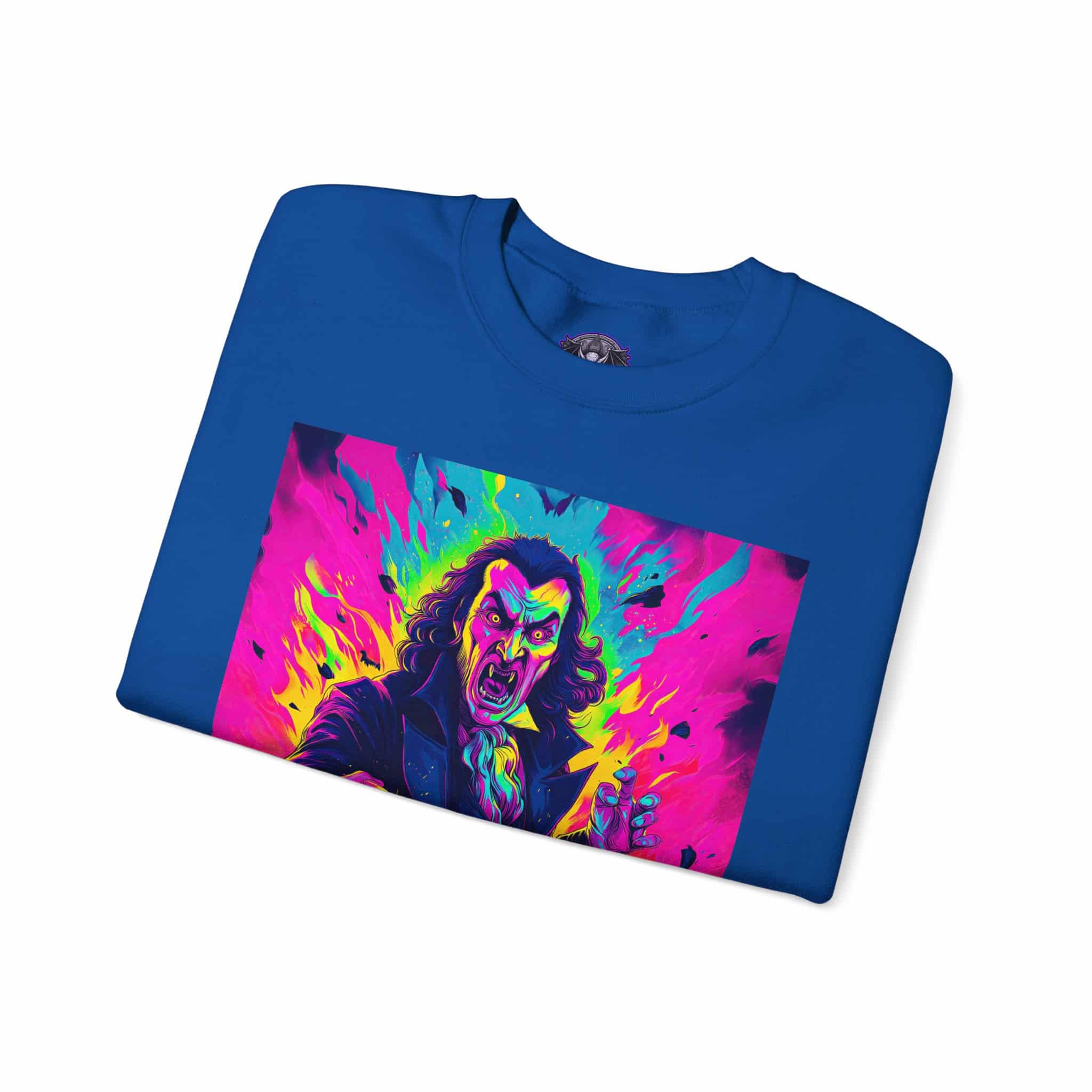 Dracula II Pop 60’s Art Style Unisex Heavy Blend™ Crewneck Sweatshirt - Image 43