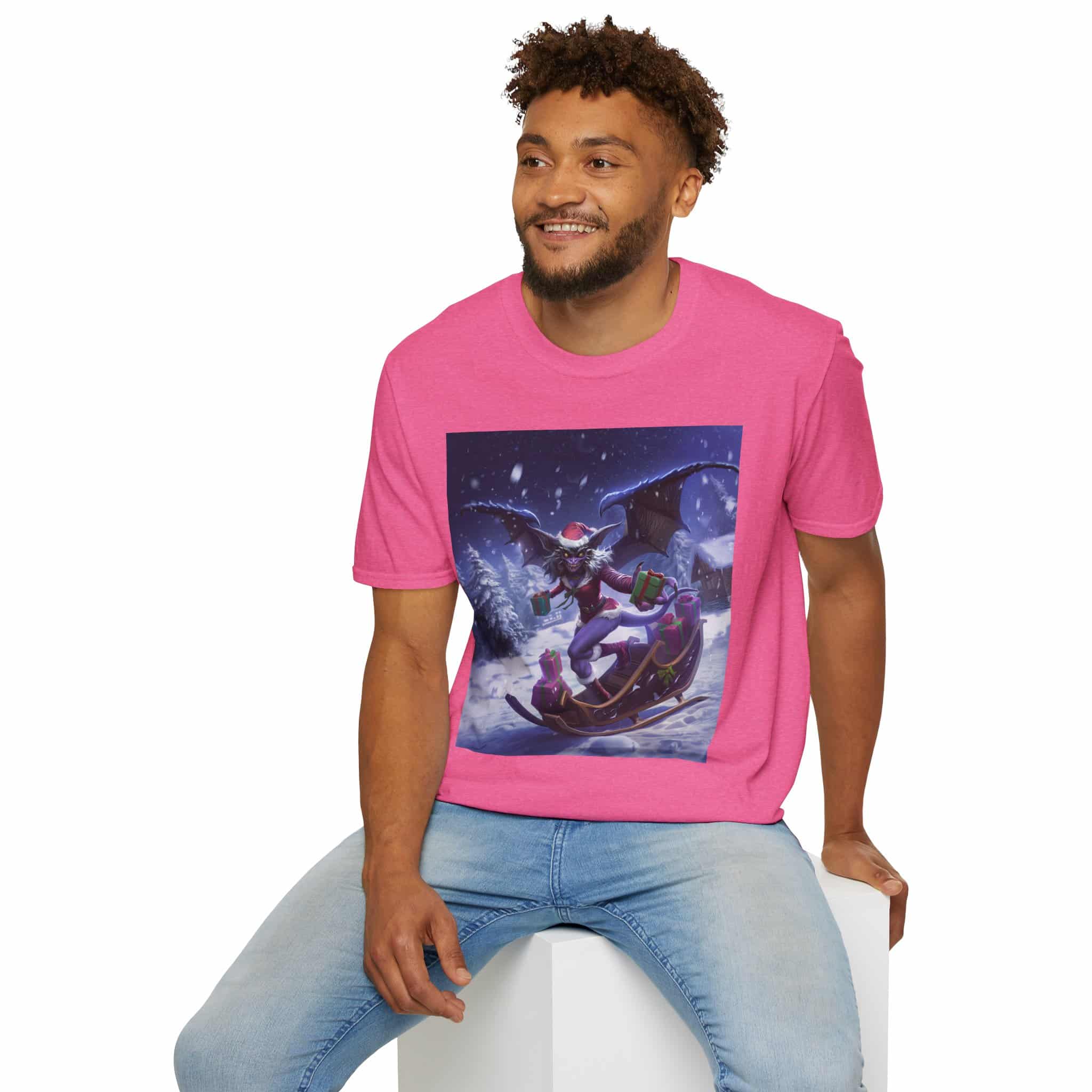 Gift Giving Gremlin Elf I Unisex T-Shirt Christmas - Image 64