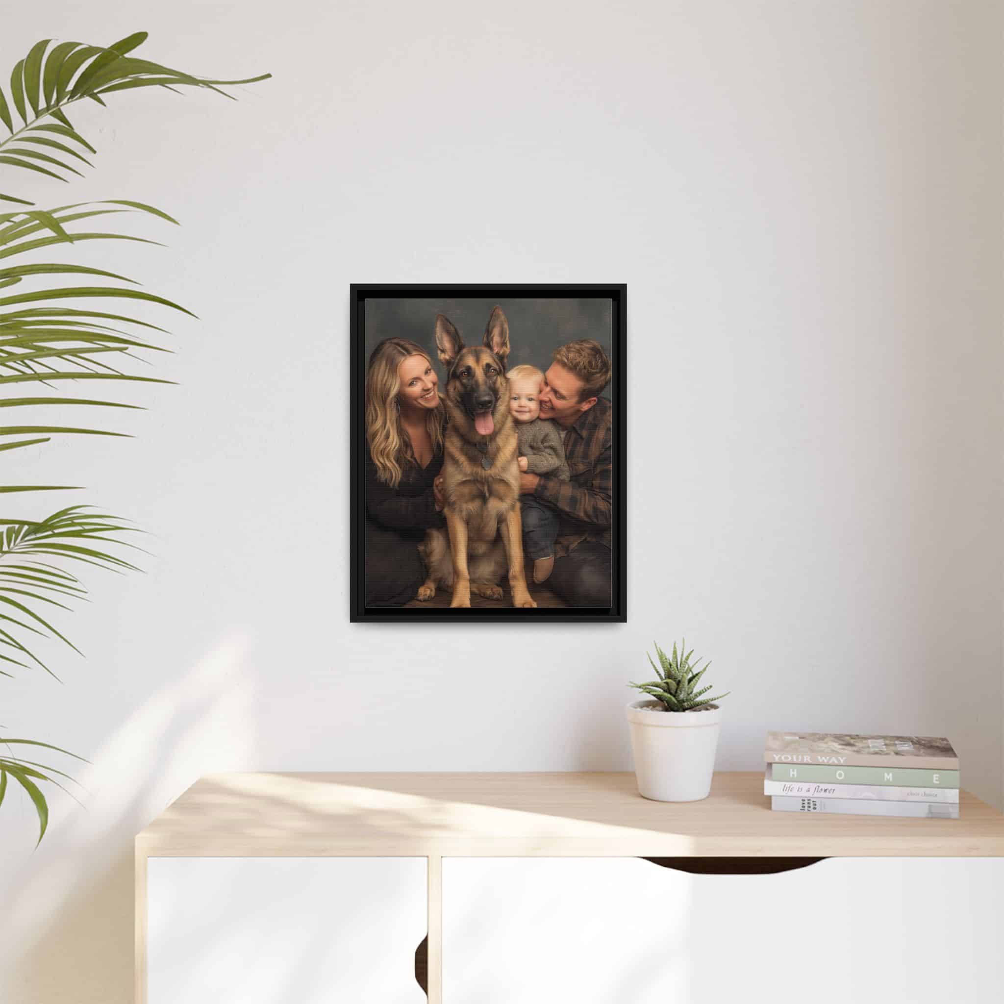 Personalized Framed Family Canvas Wall Art Vertical Multiple Sizes Available - Image 15