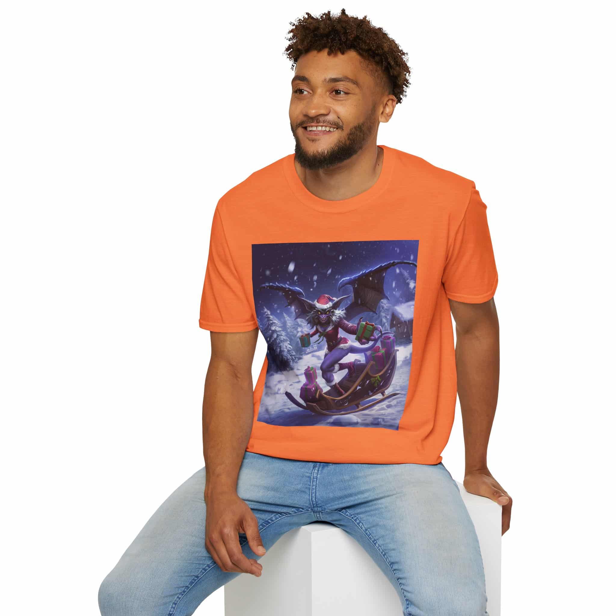 Gift Giving Gremlin Elf I Unisex T-Shirt Christmas - Image 19