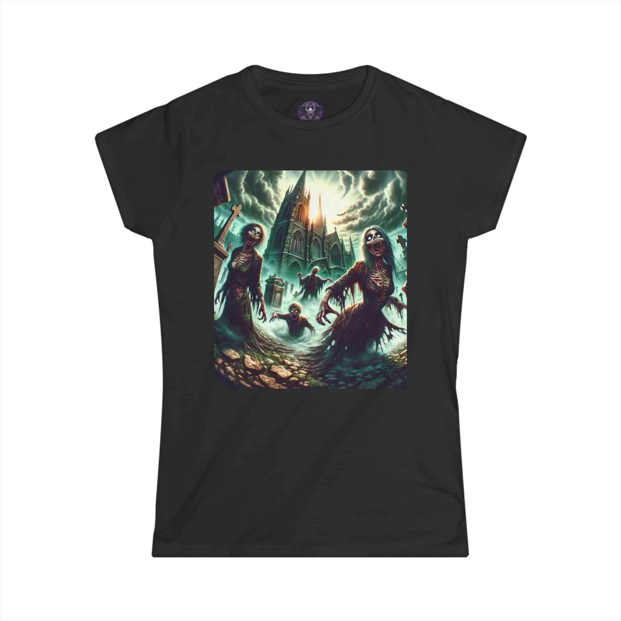 Zombies Emerge #DZ-002 Women's Softstyle Tee - Image 7