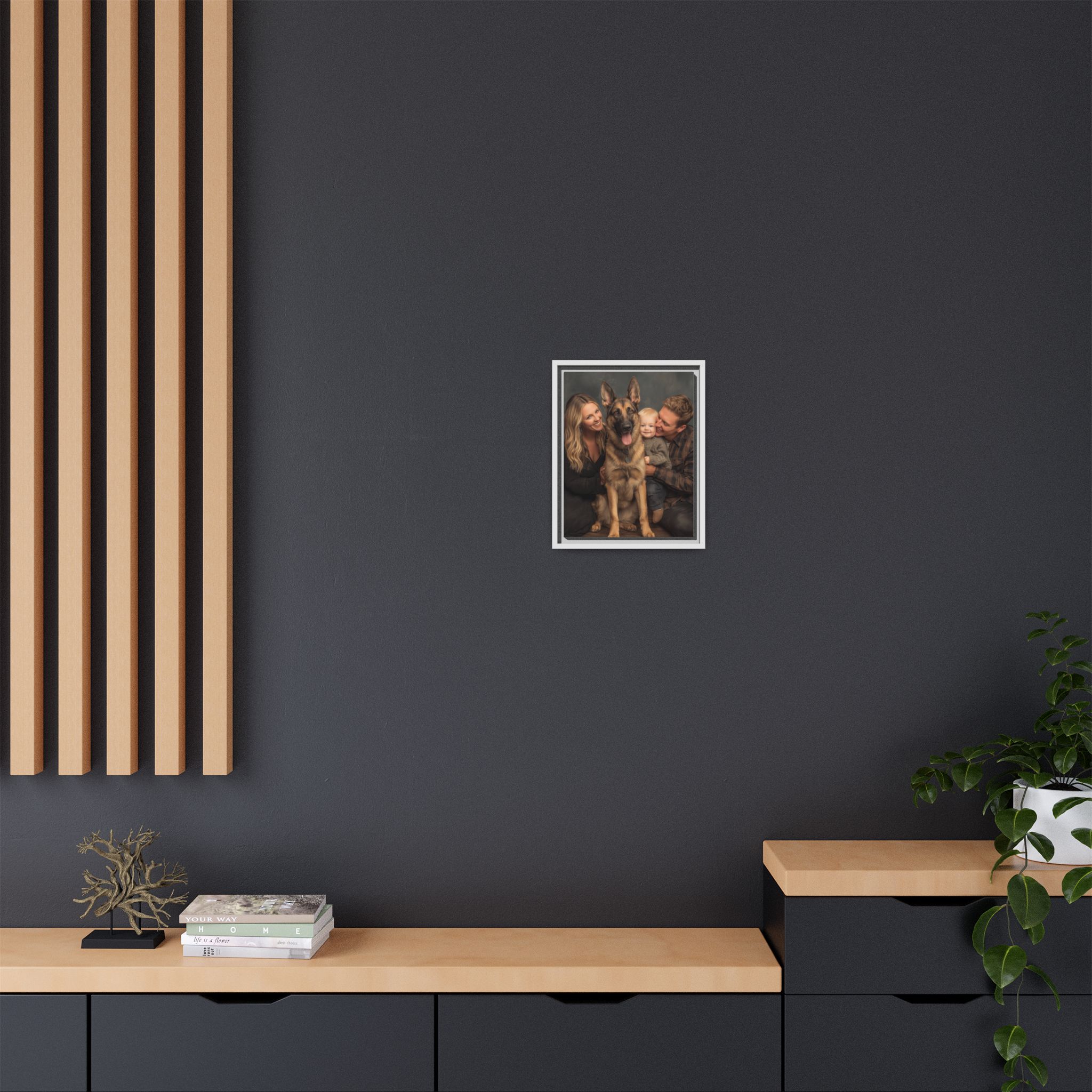 Personalized Framed Family Canvas Wall Art Vertical Multiple Sizes Available - Image 52