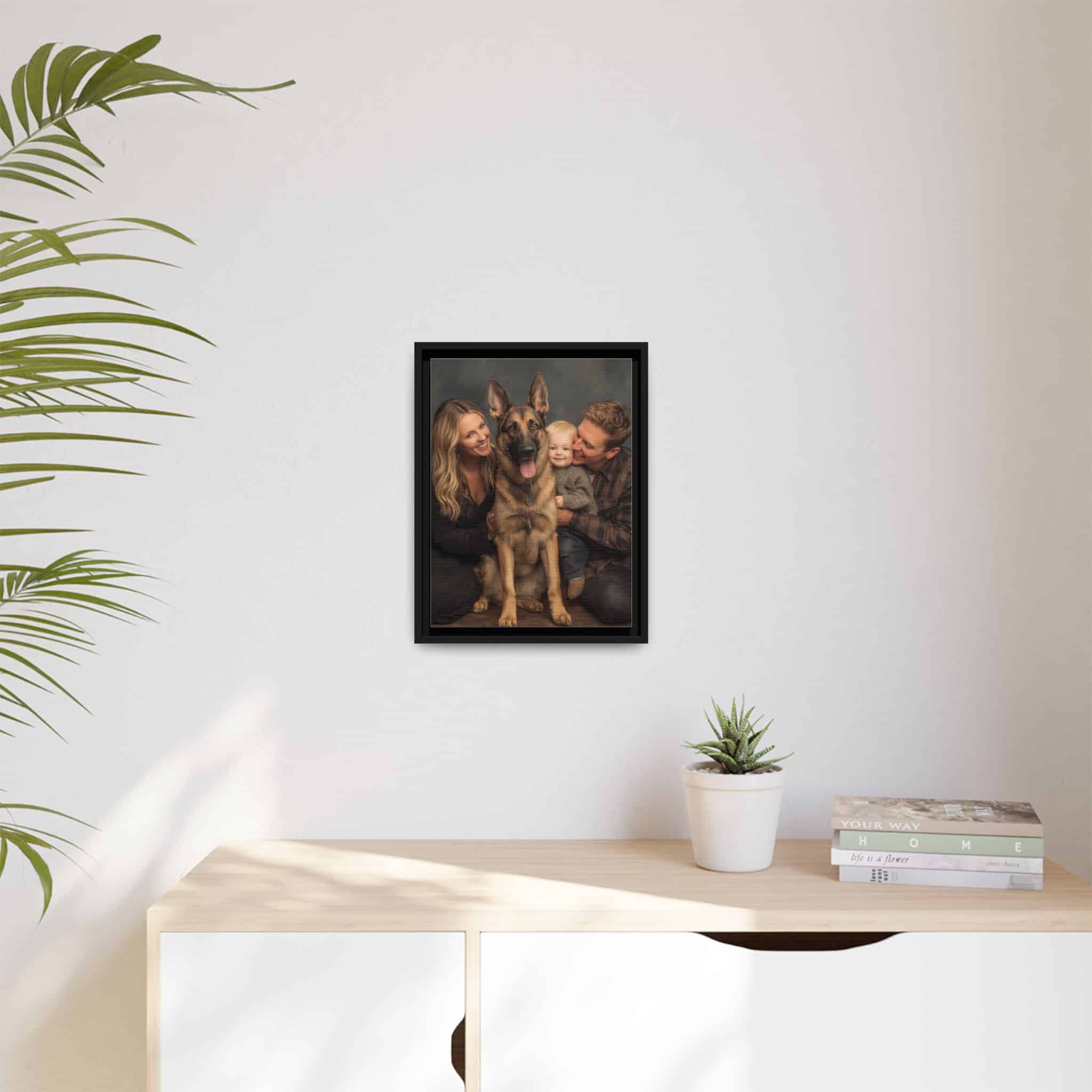 Personalized Framed Family Canvas Wall Art Vertical Multiple Sizes Available - Image 11