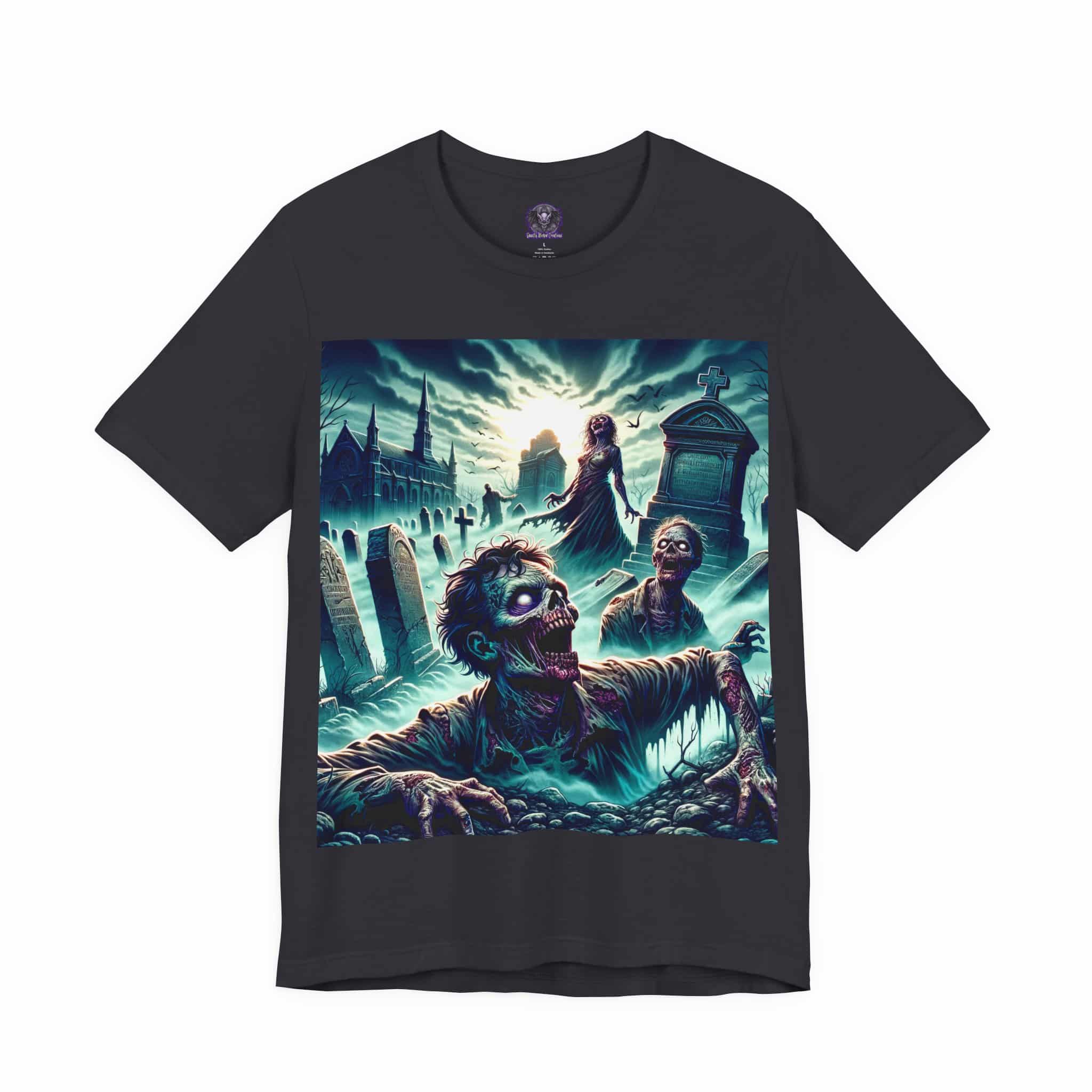 Zombies Emerge #DZ-003 Unisex Jersey Short Sleeve Tee - Image 13