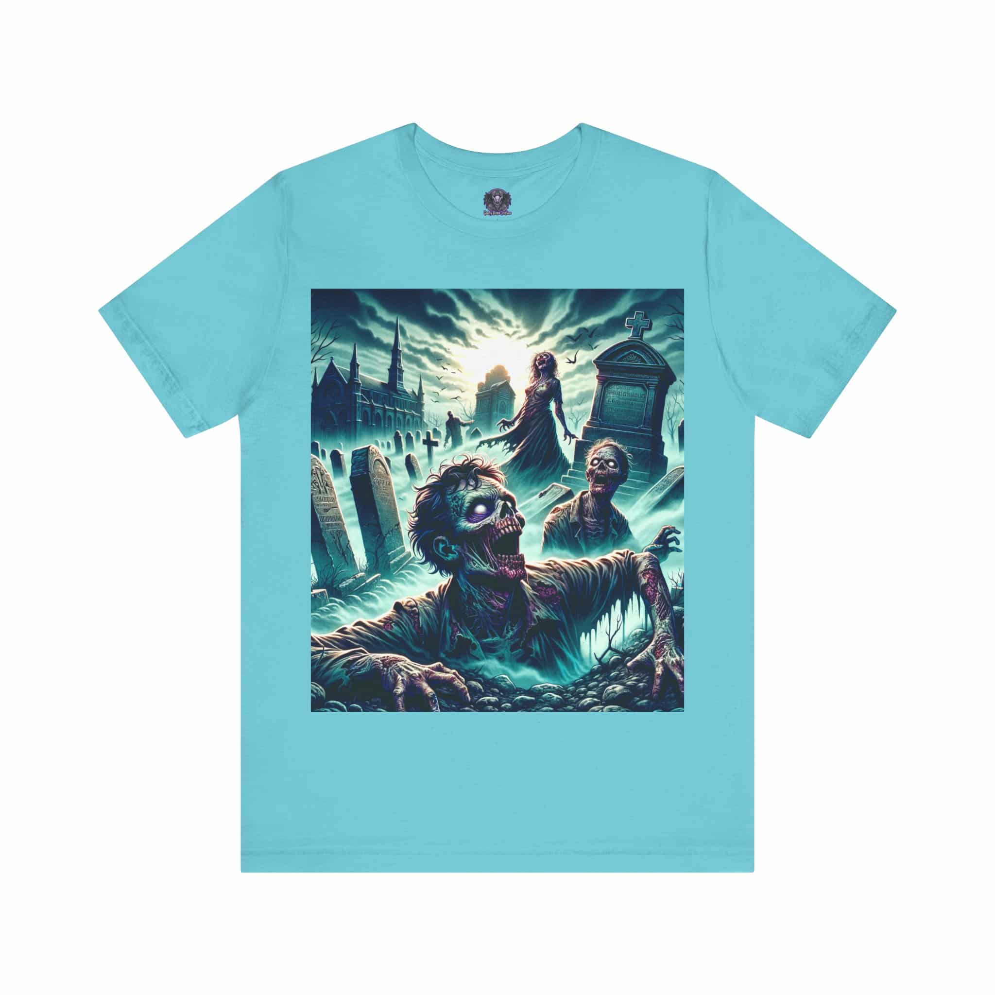 Zombies Emerge #DZ-003 Unisex Jersey Short Sleeve Tee - Image 53