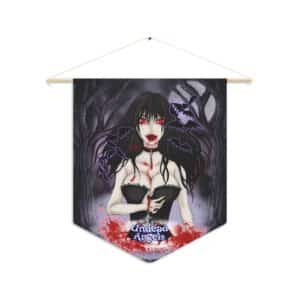 Eve Undead Angel Vampire Queen Classic Art Pennant