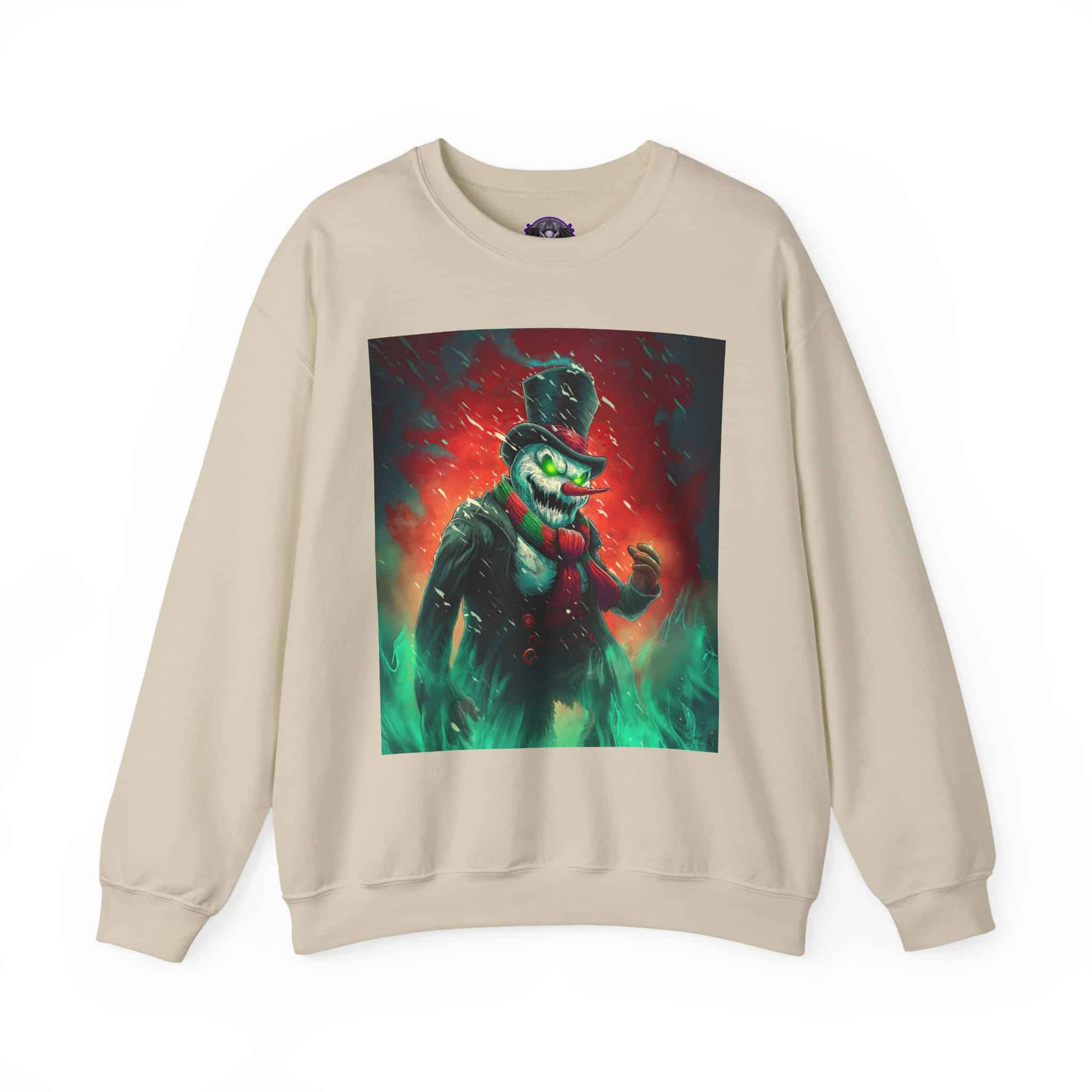 Sadistic Snowman II Unisex Heavy Blend™ Crewneck Sweatshirt Christmas - Image 19