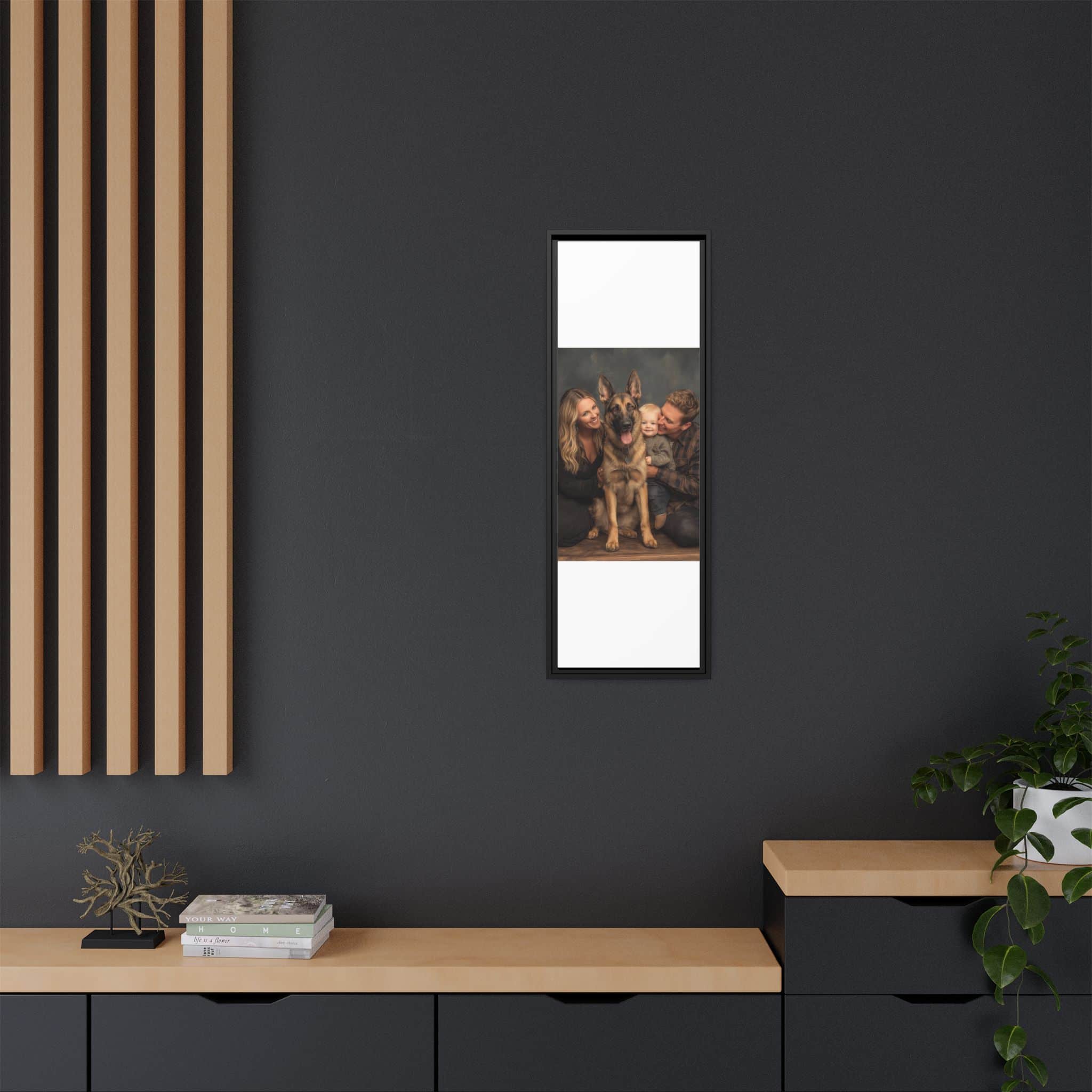 Personalized Framed Family Canvas Wall Art Vertical Multiple Sizes Available - Image 184
