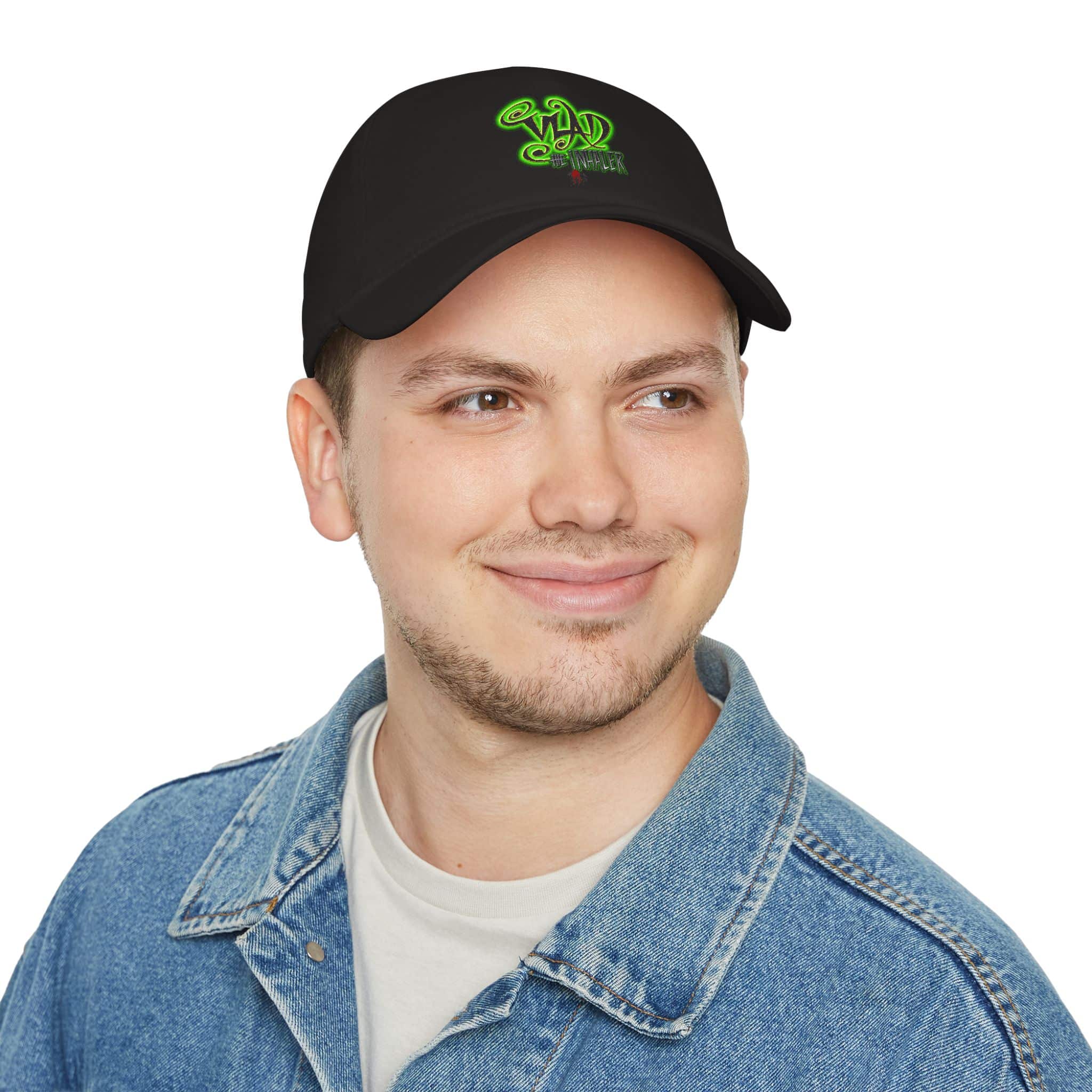 Vlad The Inhaler Logo Low Profile Baseball Cap - Image 8