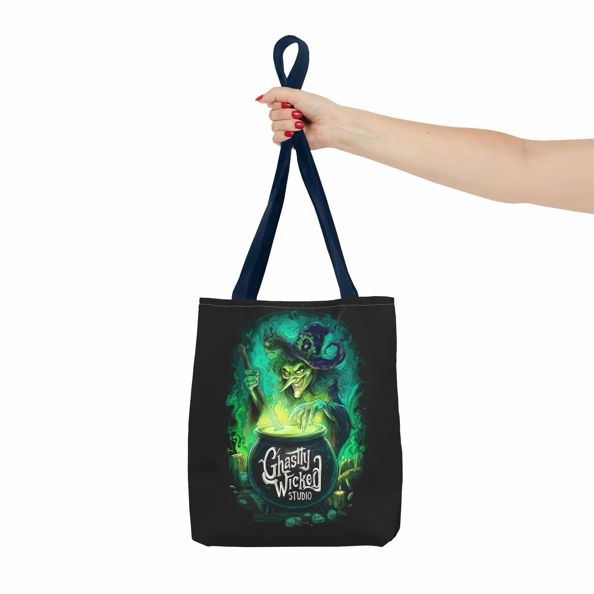 Ghastly Wicked Cauldron Witch Tote Bag (AOP) - Image 52
