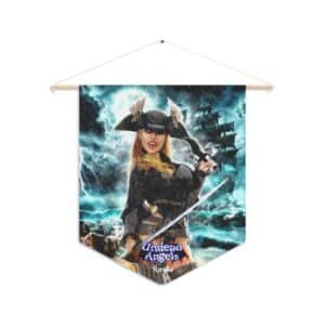 Rusila Undead Angel Vampire Pirate RUS-DZ002 Art Pennant