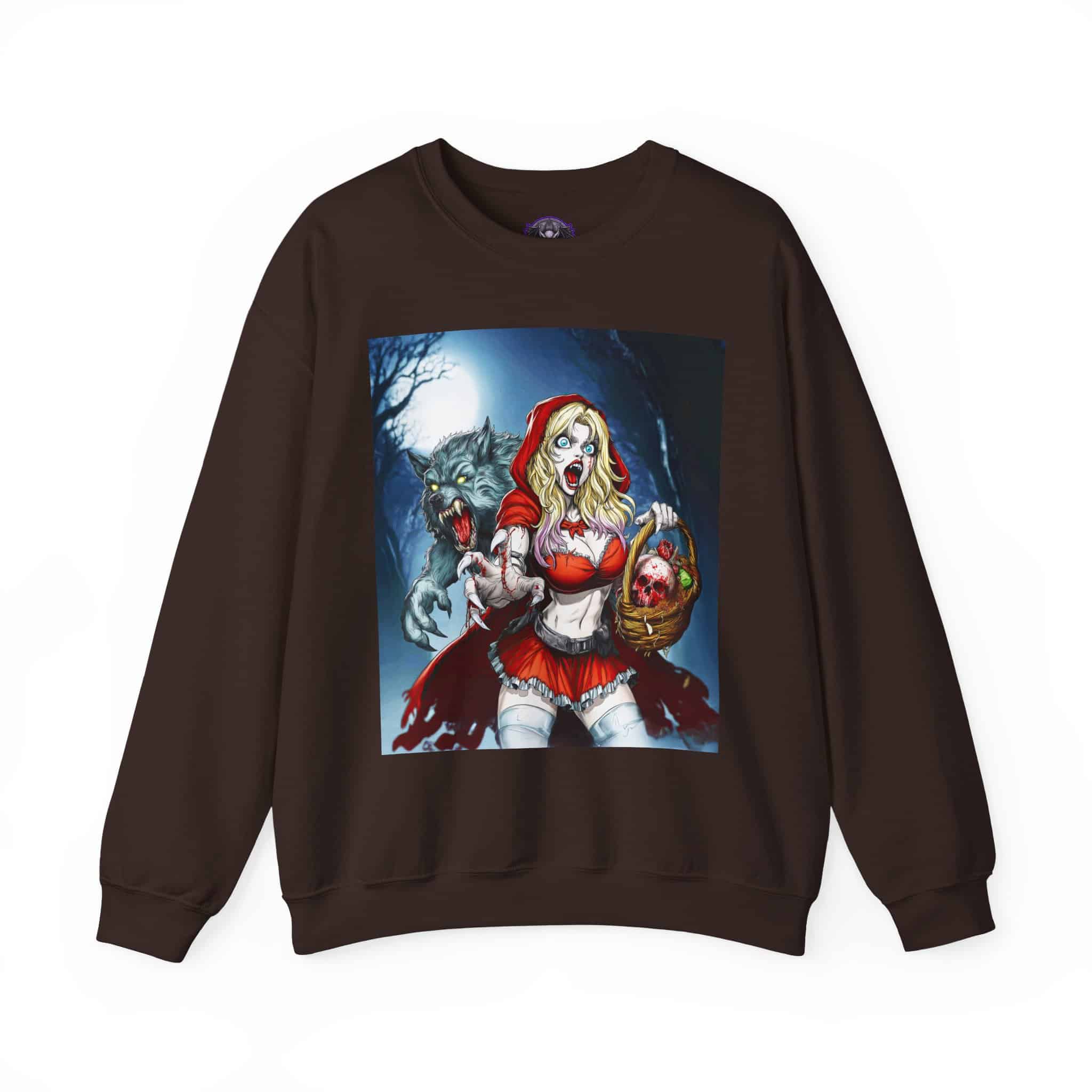 Vampire Red Riding Hood By Ghastly Wicked Tales 2025-01 Unisex Heavy Blend™ Crewneck Sweatshirt - Image 21