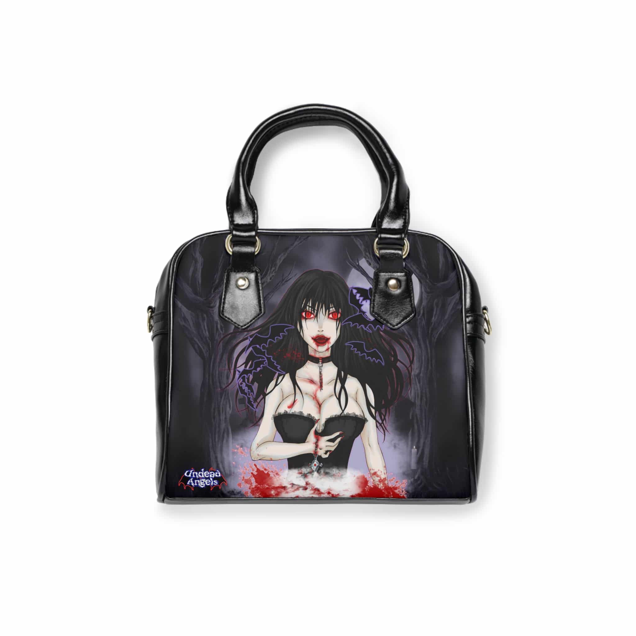 Eve Undead Angel Vampire Assassin Classic Art Shoulder Handbag - Image 2