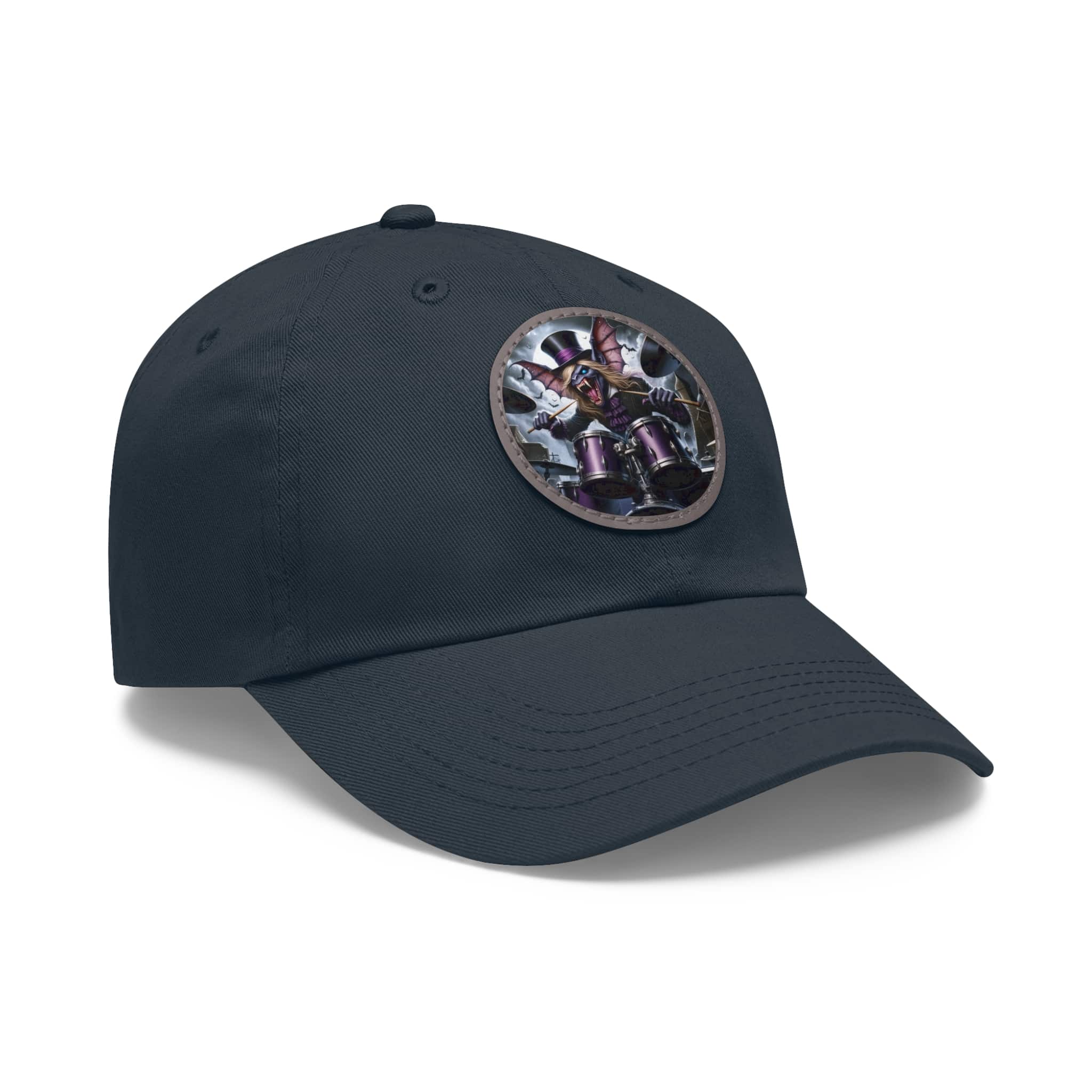 Vlad The Enforcer Bat Drummer #VTE001 Artistic Round Leather Patch Dad Hat - Stylish Casual Cap - Image 77