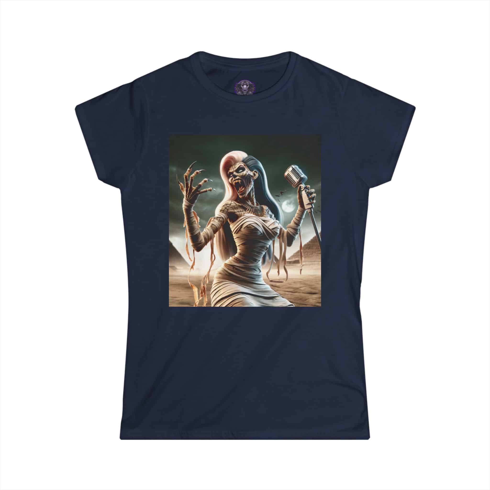Monster Mosh 2024 Tour Mummy Goddess Singer MM-D-MG03 Women's Softstyle Tee - Image 28