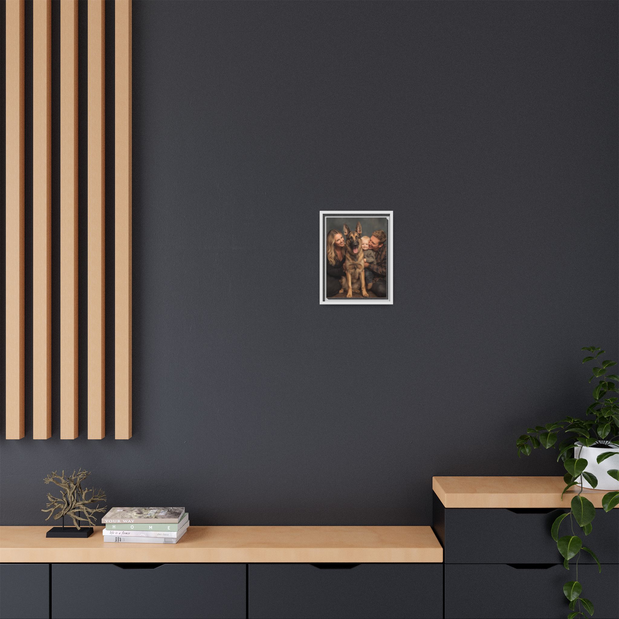 Personalized Framed Family Canvas Wall Art Vertical Multiple Sizes Available - Image 44