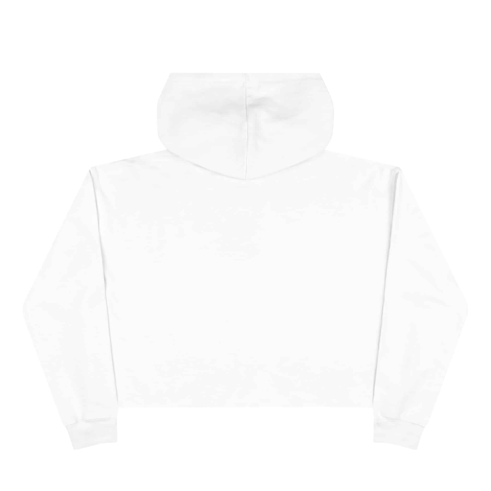 Witch With Black Cat By Moonlight #MJ-W001 Woman's Crop Hoodie - Image 5