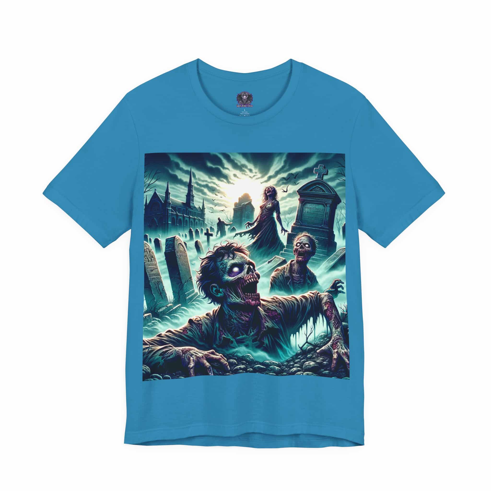 Zombies Emerge #DZ-003 Unisex Jersey Short Sleeve Tee - Image 59