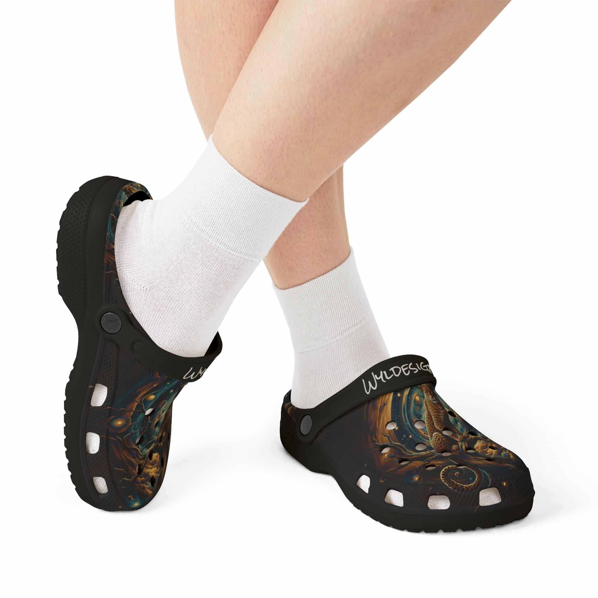 Cosmic Leopard WD-D013 By Wyldesigns - Clog Shoes - Image 9