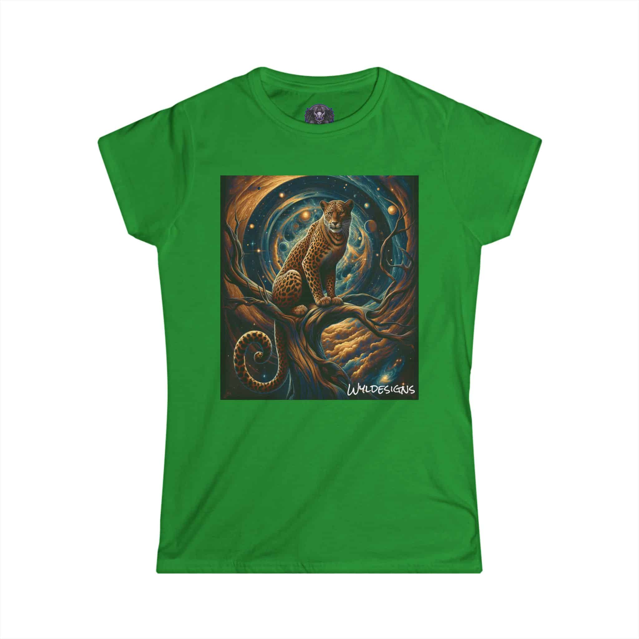 Cosmic Leopard WD-D013 By Wyldesigns Women's Softstyle Tee - Image 16