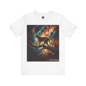 Cosmic Leopard WD-D011 By Wyldesigns Unisex Jersey Short Sleeve Tee