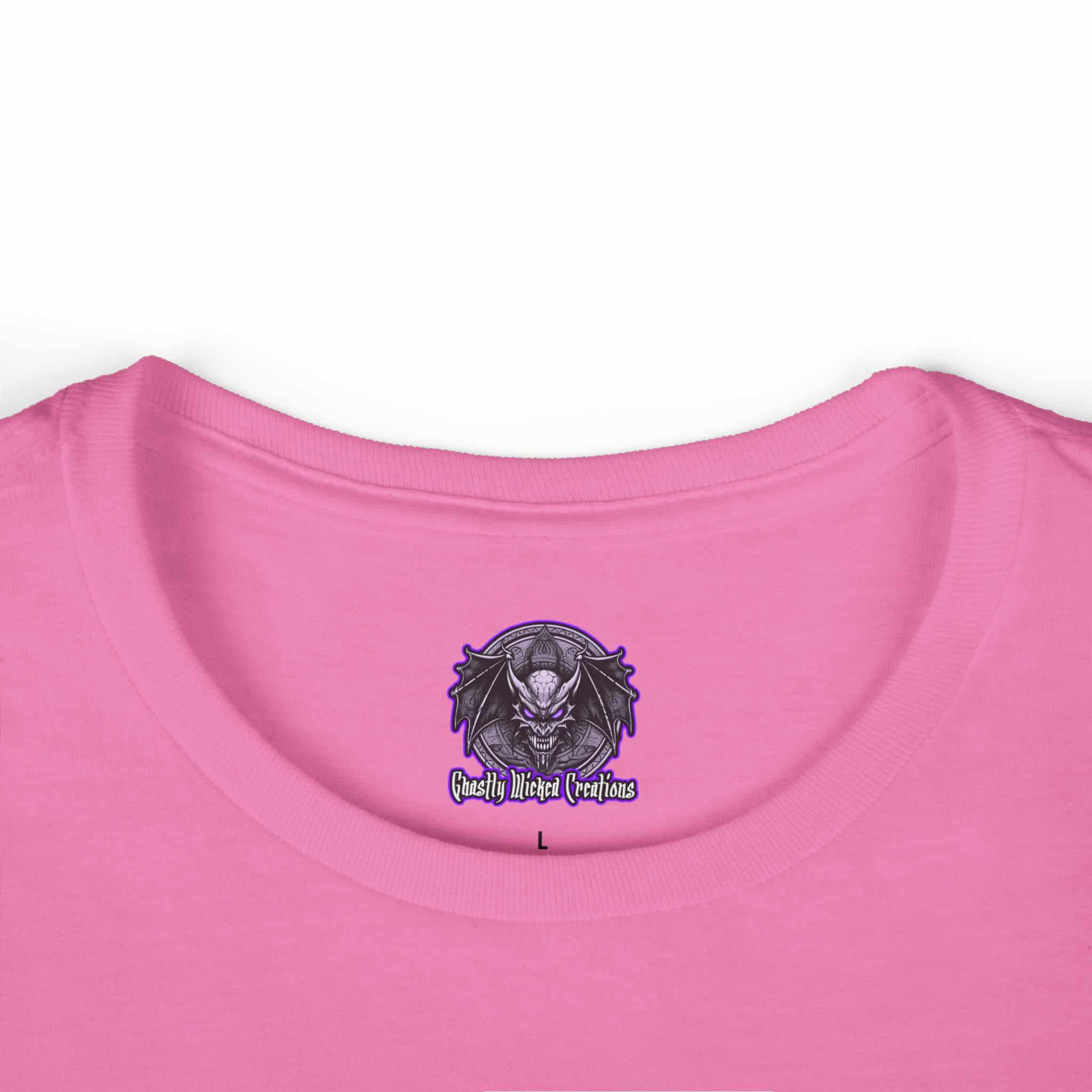Monster Mosh Undead Angels Bat Keyboardist MM-D-UA-L01 Women's Softstyle Tee - Image 3
