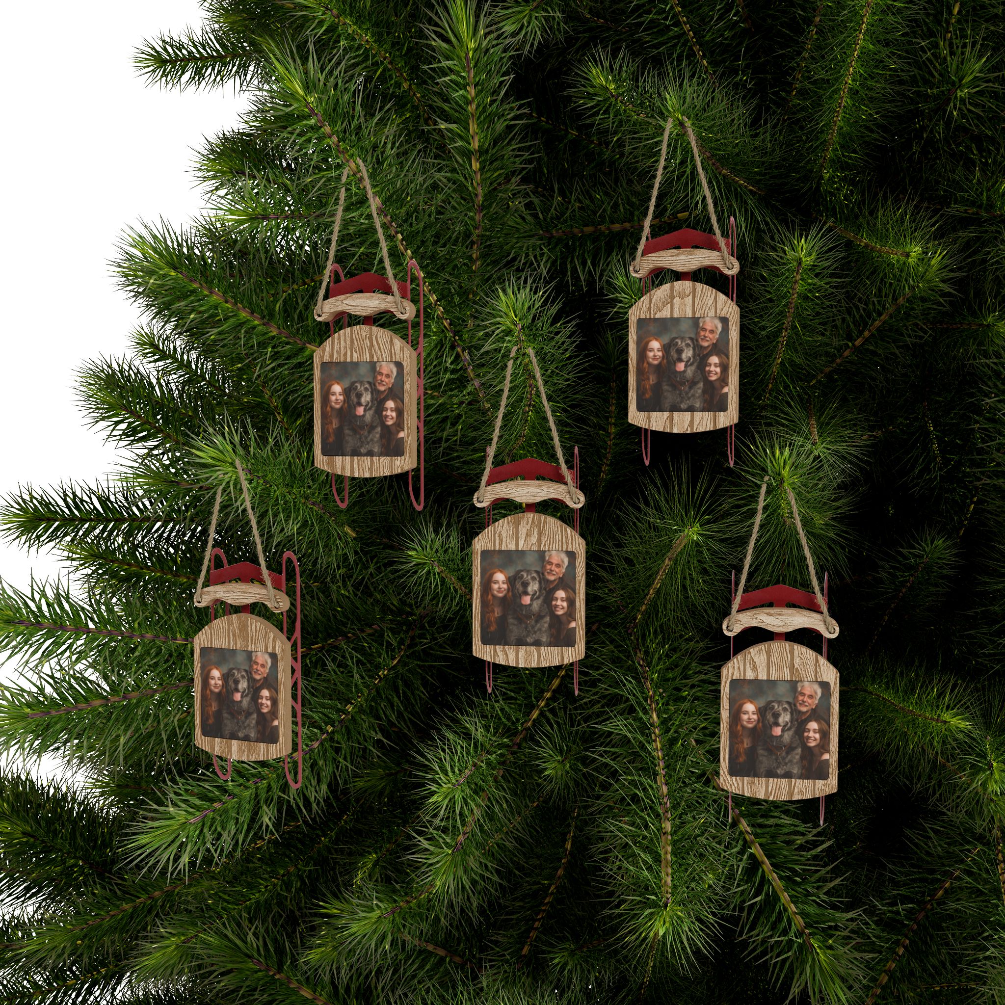 Personalized Sled Ornaments - Image 6