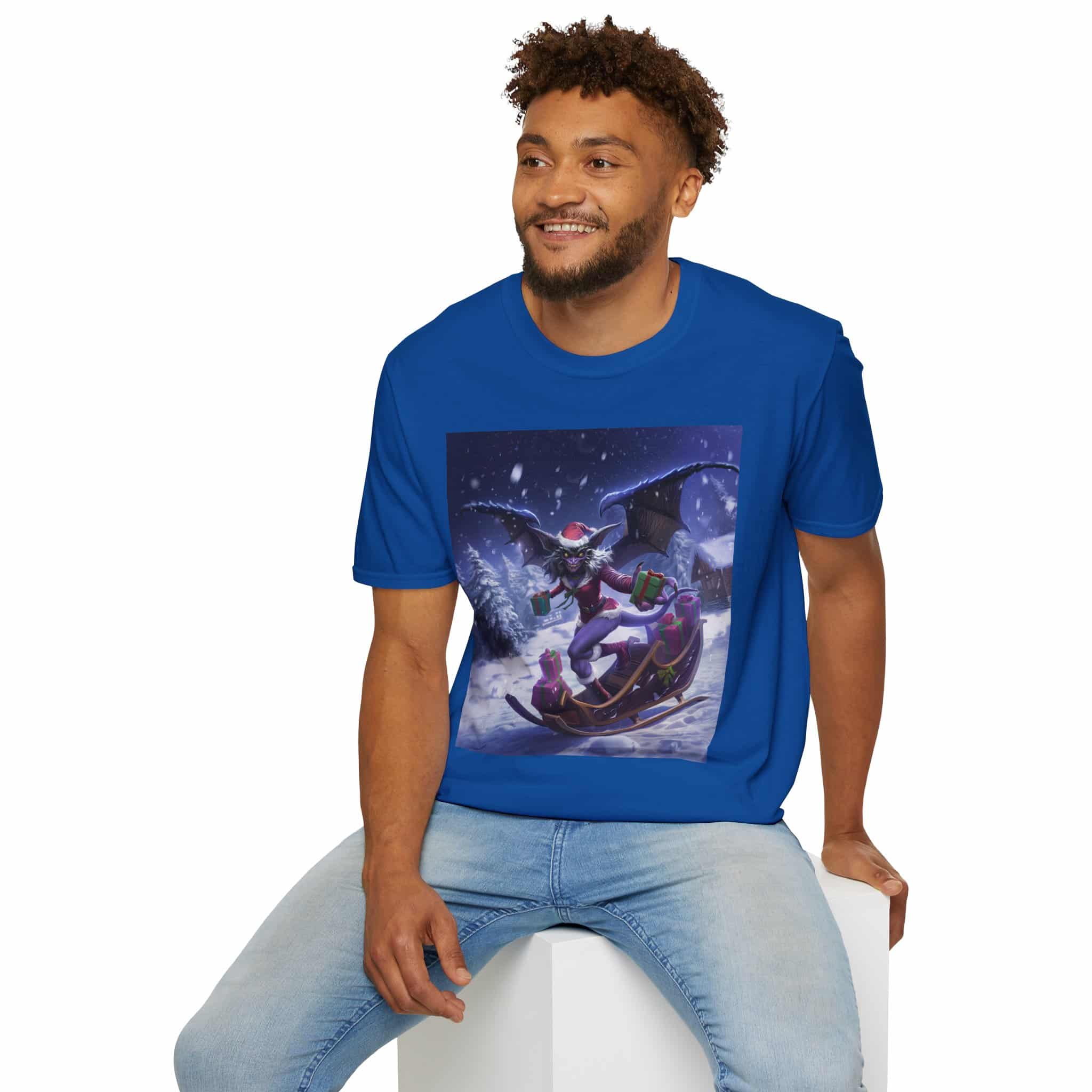 Gift Giving Gremlin Elf I Unisex T-Shirt Christmas - Image 54