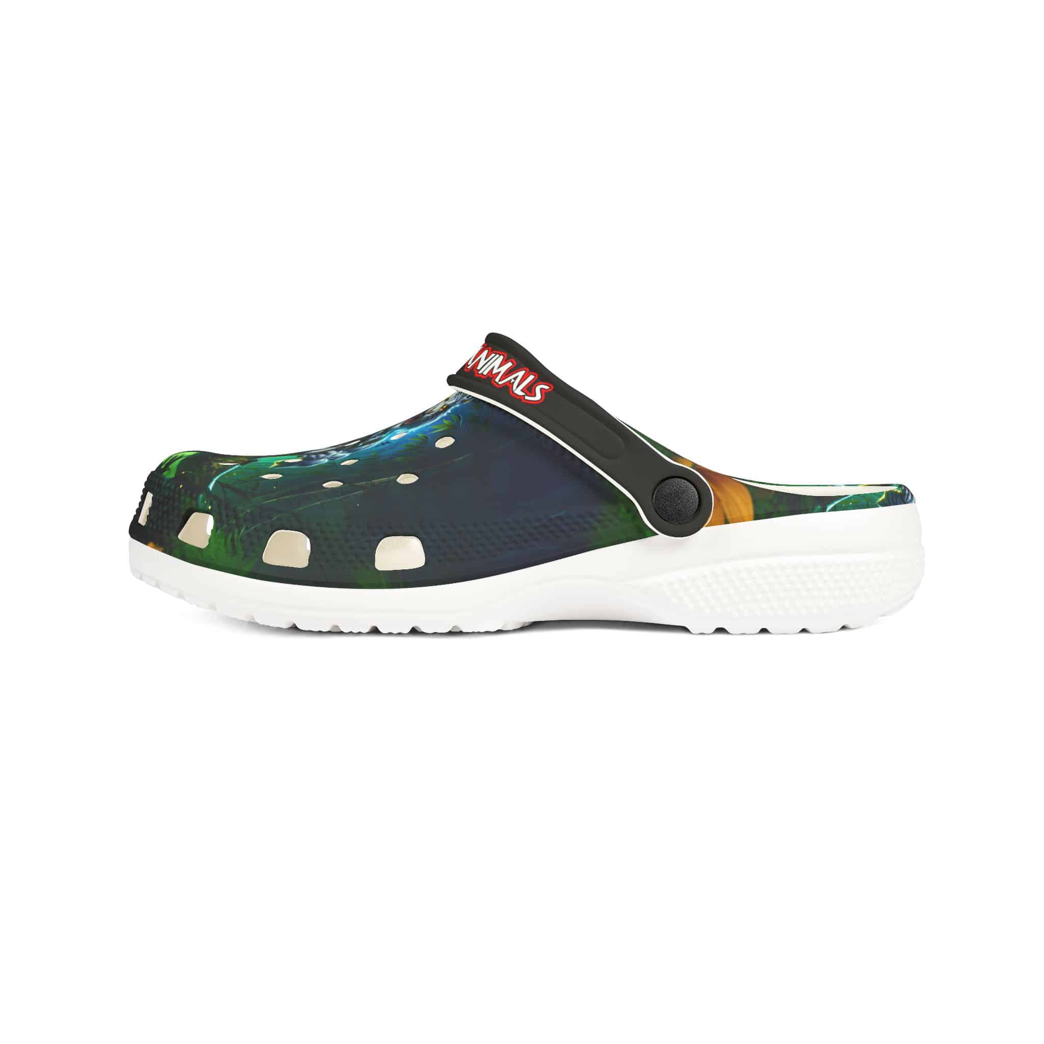Clog Shoes - Arm The Animals: Commando Tiger #AA-D-WT003 Design - Image 13