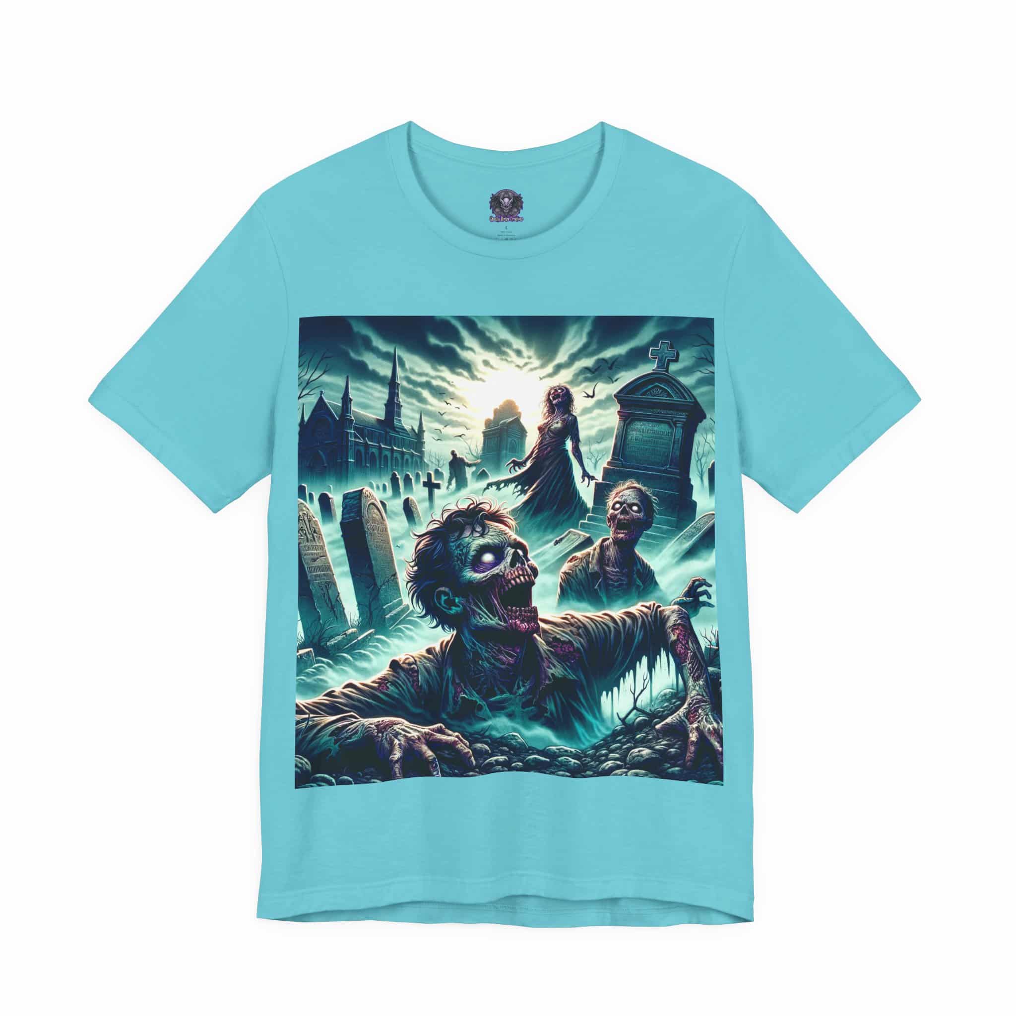 Zombies Emerge #DZ-003 Unisex Jersey Short Sleeve Tee - Image 55