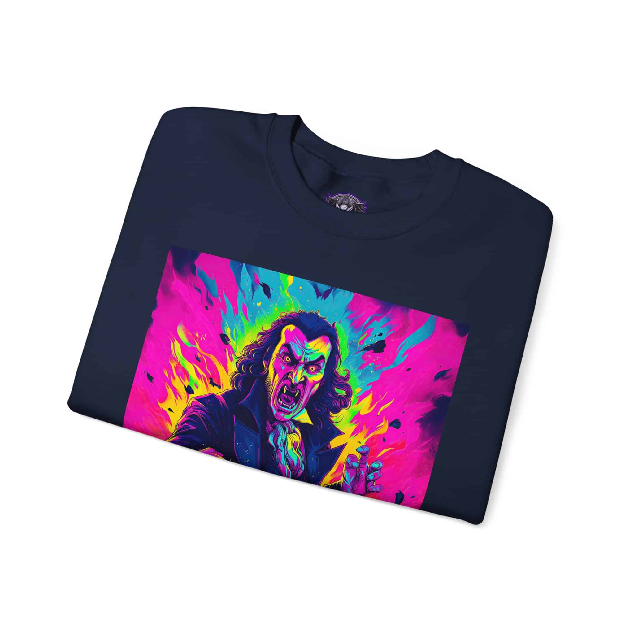 Dracula II Pop 60’s Art Style Unisex Heavy Blend™ Crewneck Sweatshirt - Image 47