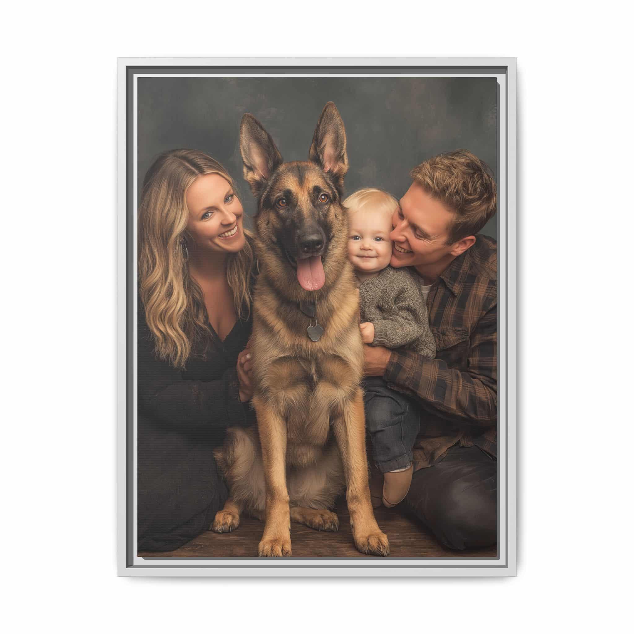 Personalized Framed Family Canvas Wall Art Vertical Multiple Sizes Available - Image 73