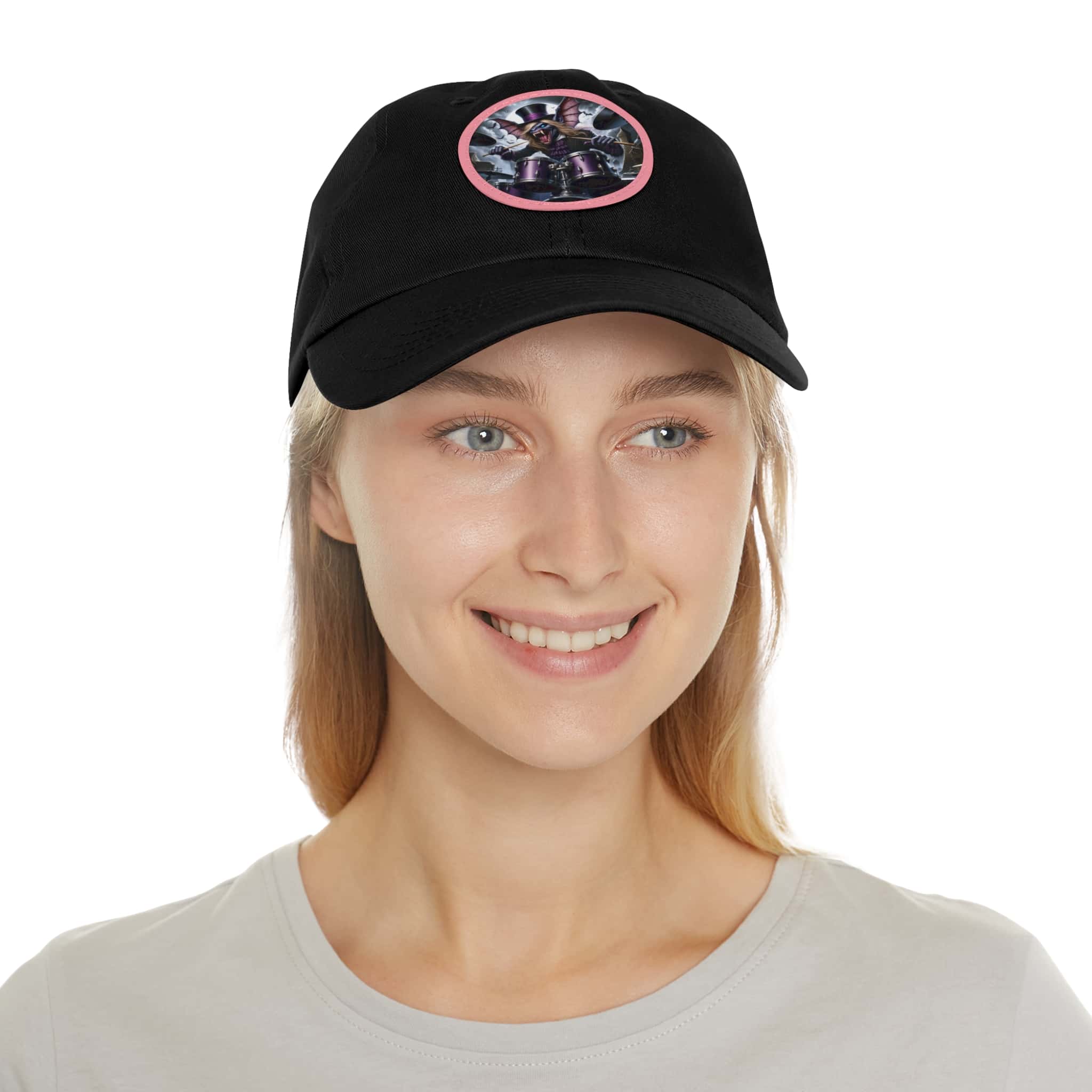 Vlad The Enforcer Bat Drummer #VTE001 Artistic Round Leather Patch Dad Hat - Stylish Casual Cap - Image 69