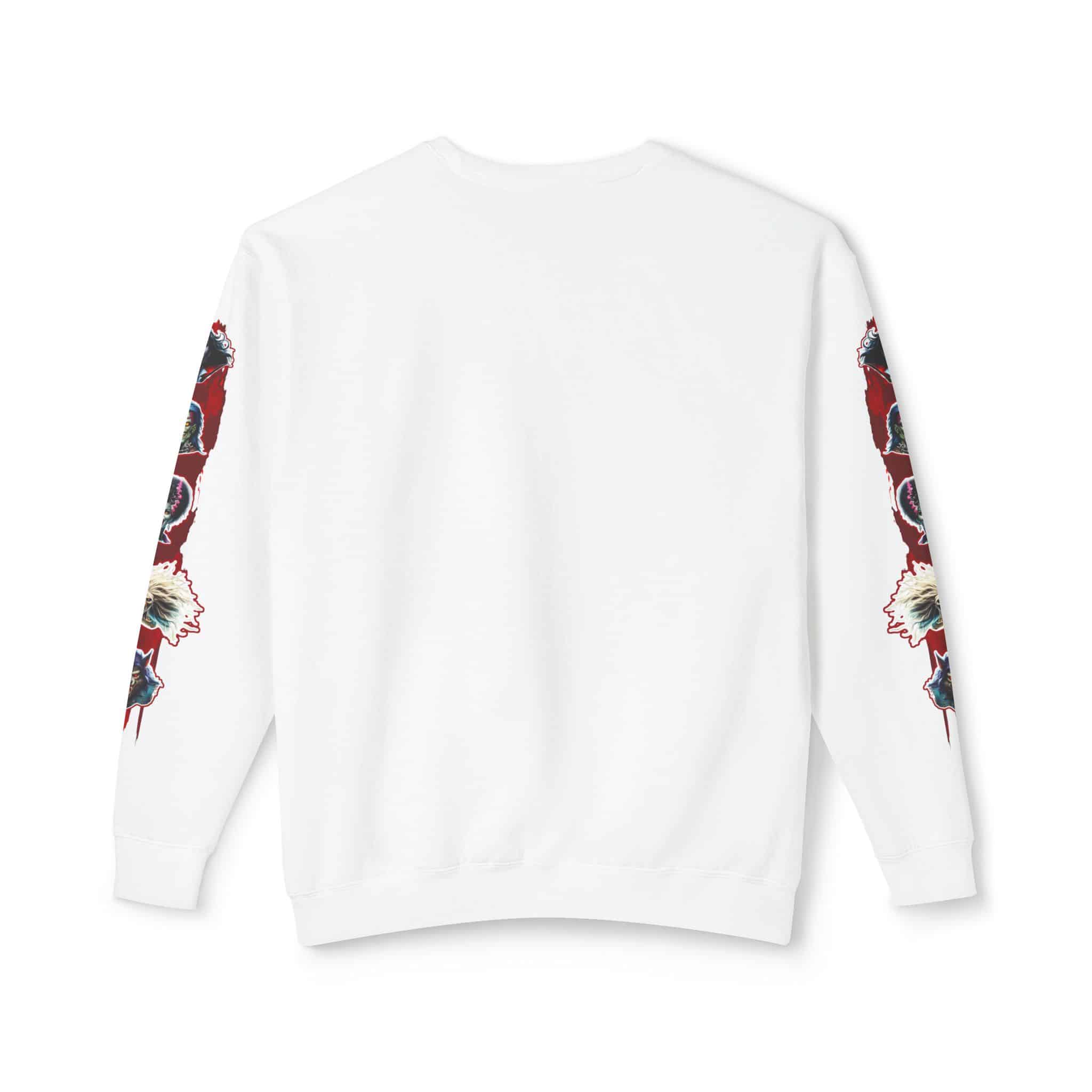 Monster Mosh 2024 Tour Drac on Guitar MM-D001 Deluxe Unisex Lightweight Crewneck Sweatshirt - Image 6