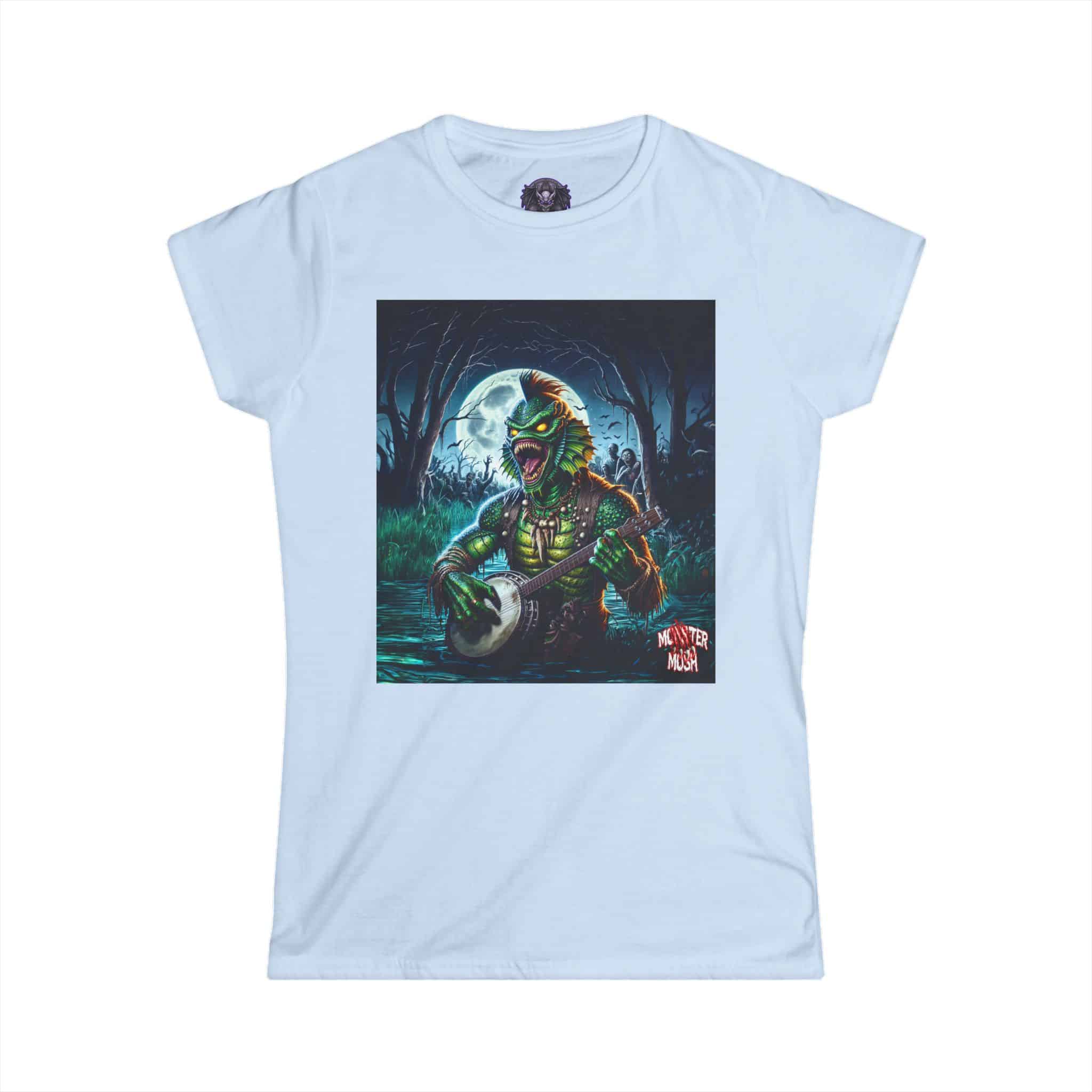 Monster Mosh 2024 Tour Gill On Banjo MM-D005 Women's Softstyle Tee - Image 7