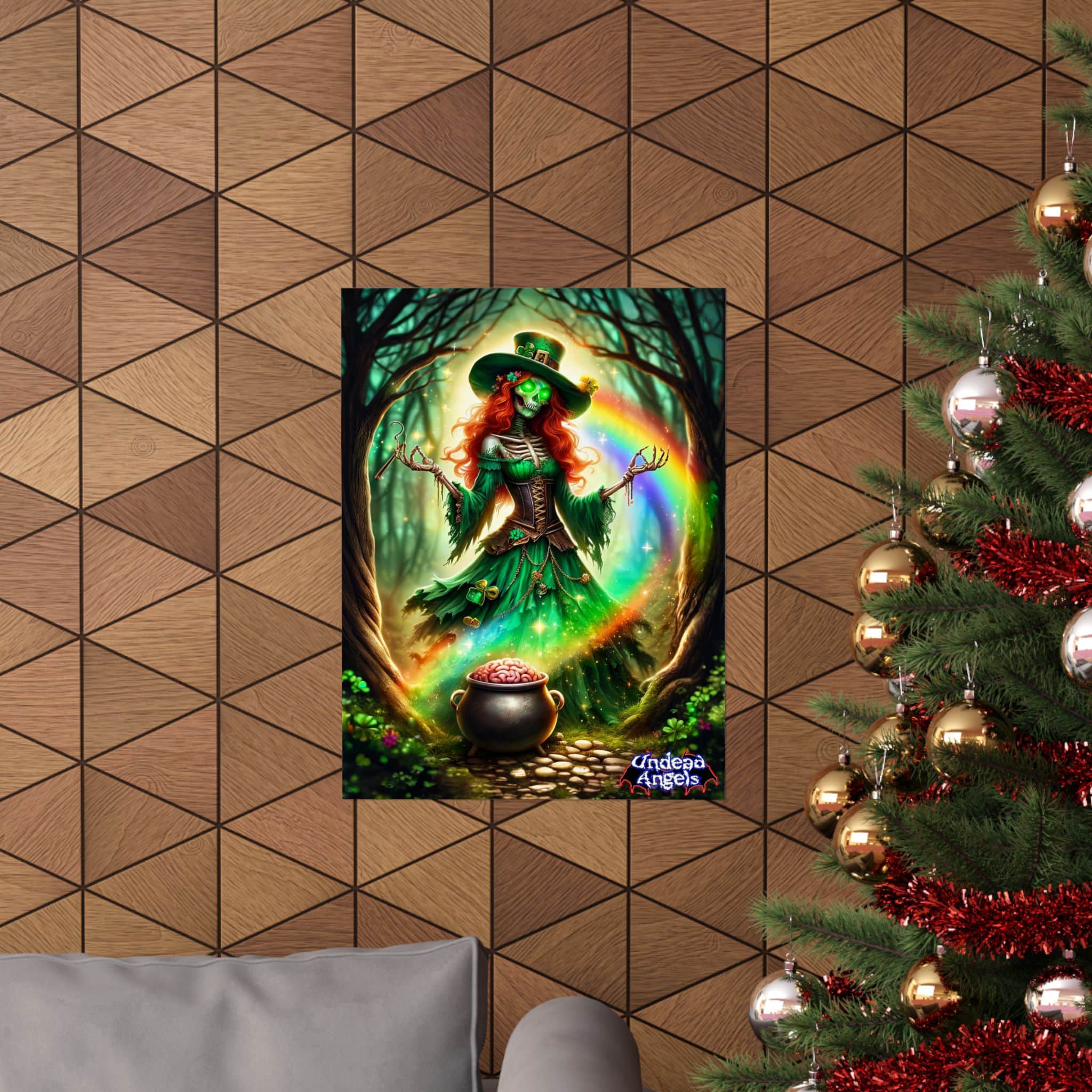 Fiona Undead Angel Leprechaun Queen #DFZ-004B Matte Vertical Posters - Image 4