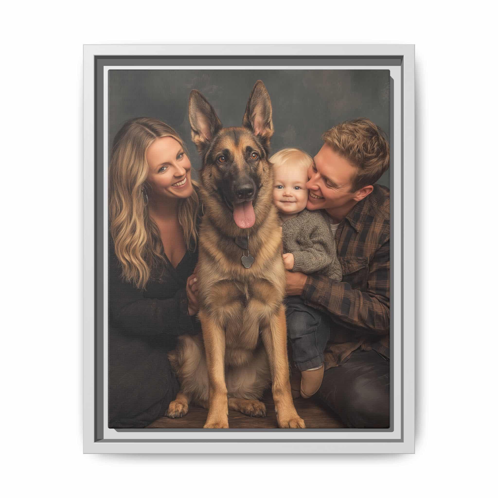 Personalized Framed Family Canvas Wall Art Vertical Multiple Sizes Available - Image 49