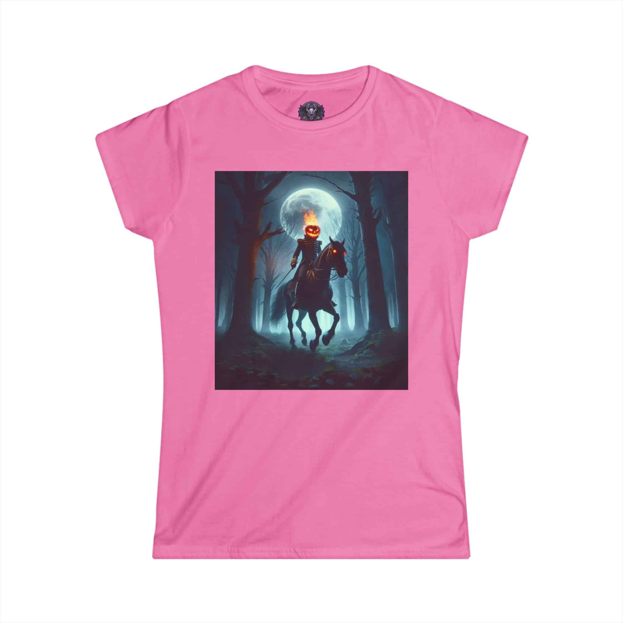 Headless Horseman Of Sleepy Hollow #DZ-HH-003 Women's Softstyle Tee - Image 37