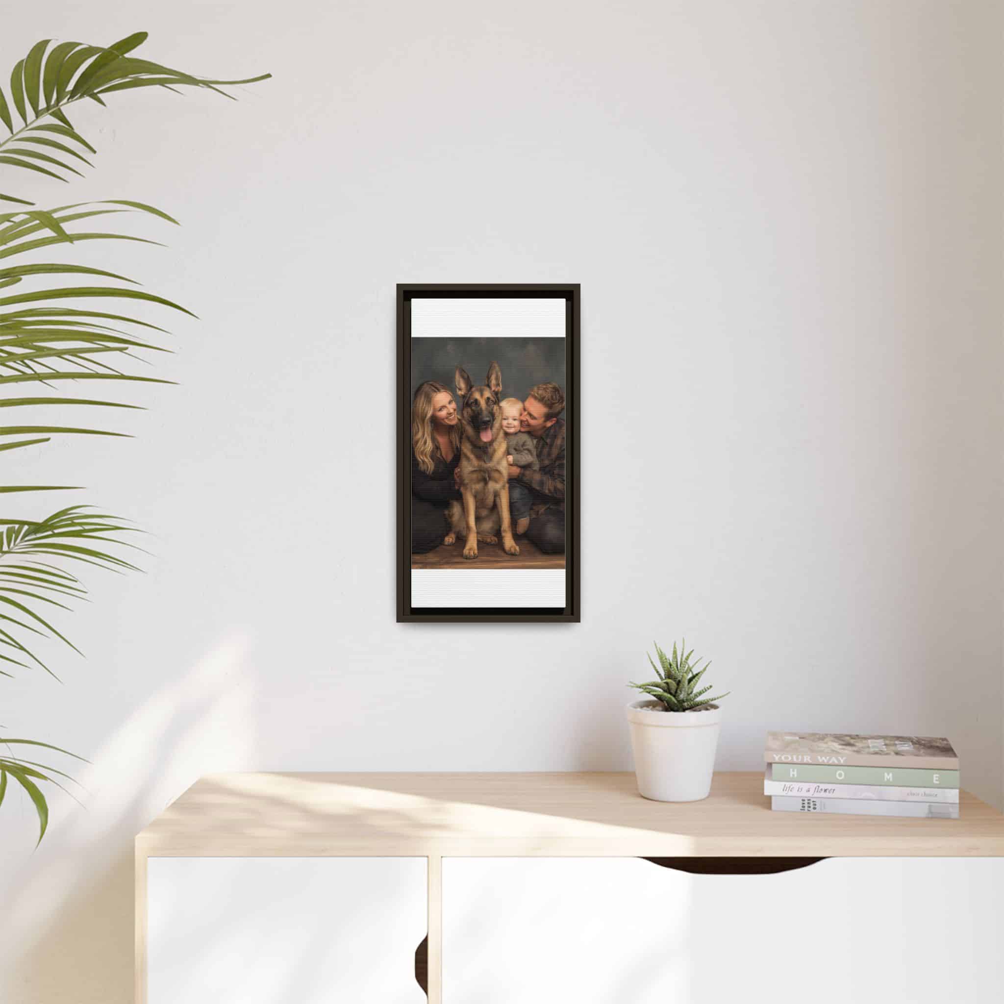 Personalized Framed Family Canvas Wall Art Vertical Multiple Sizes Available - Image 199