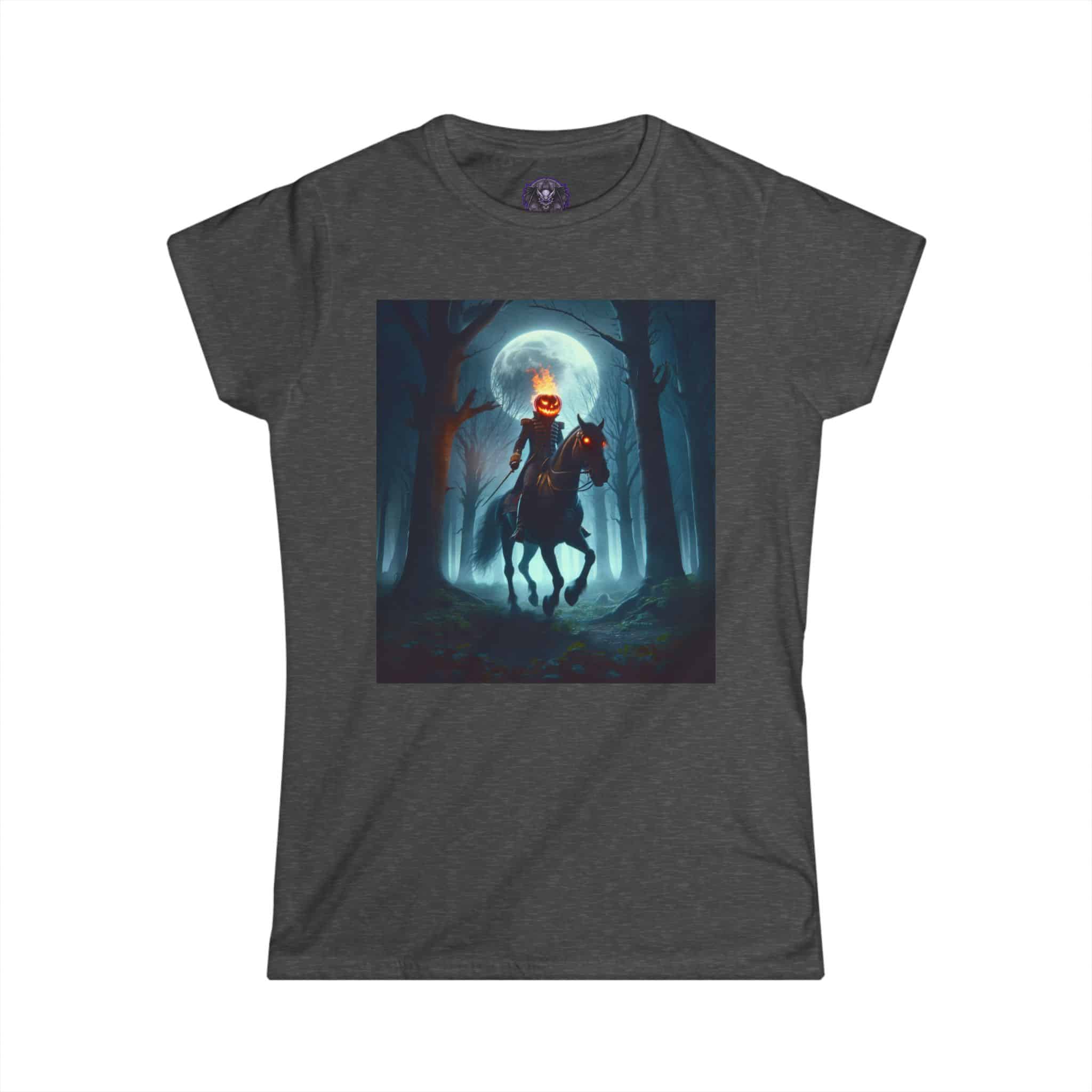 Headless Horseman Of Sleepy Hollow #DZ-HH-003 Women's Softstyle Tee - Image 16