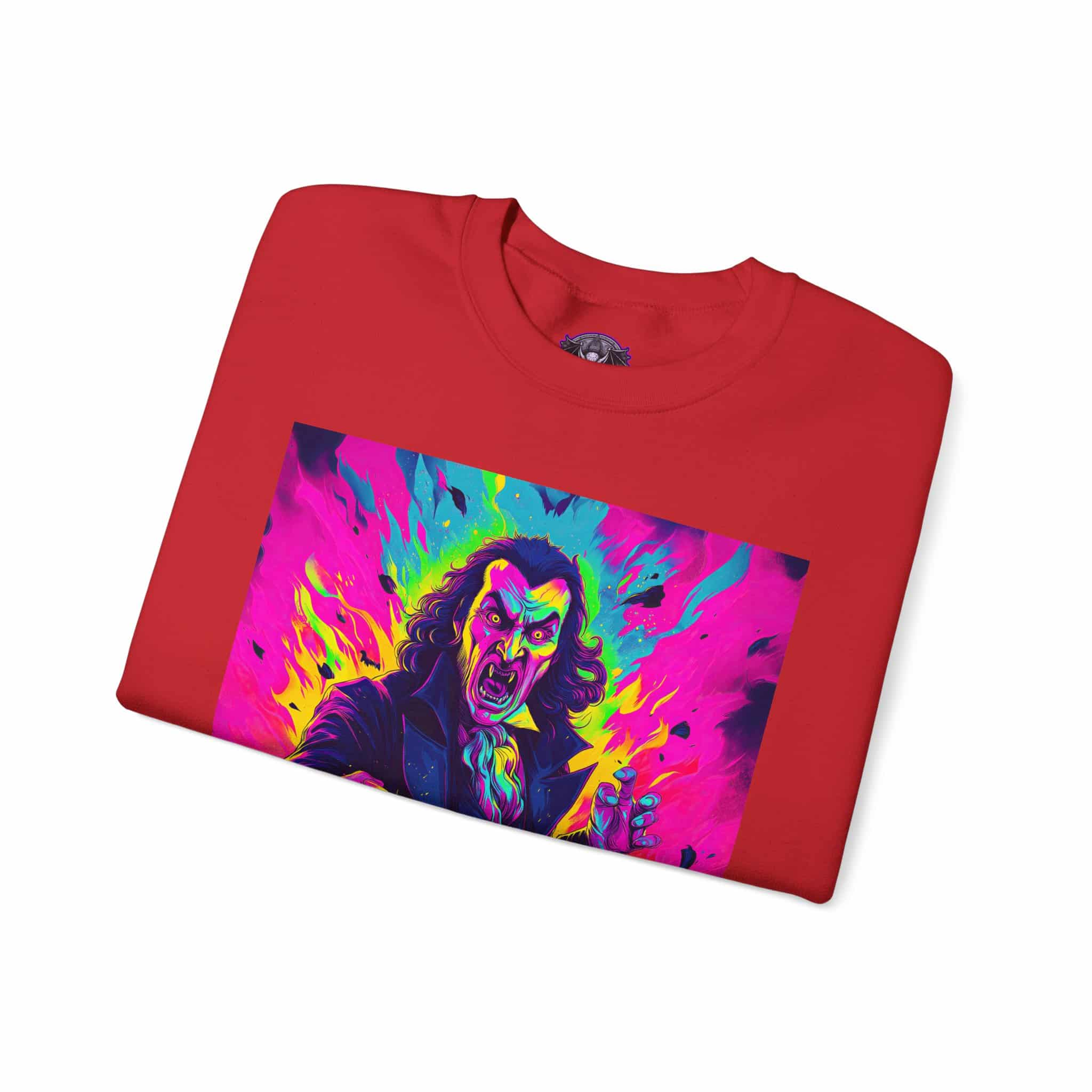 Dracula II Pop 60’s Art Style Unisex Heavy Blend™ Crewneck Sweatshirt - Image 59