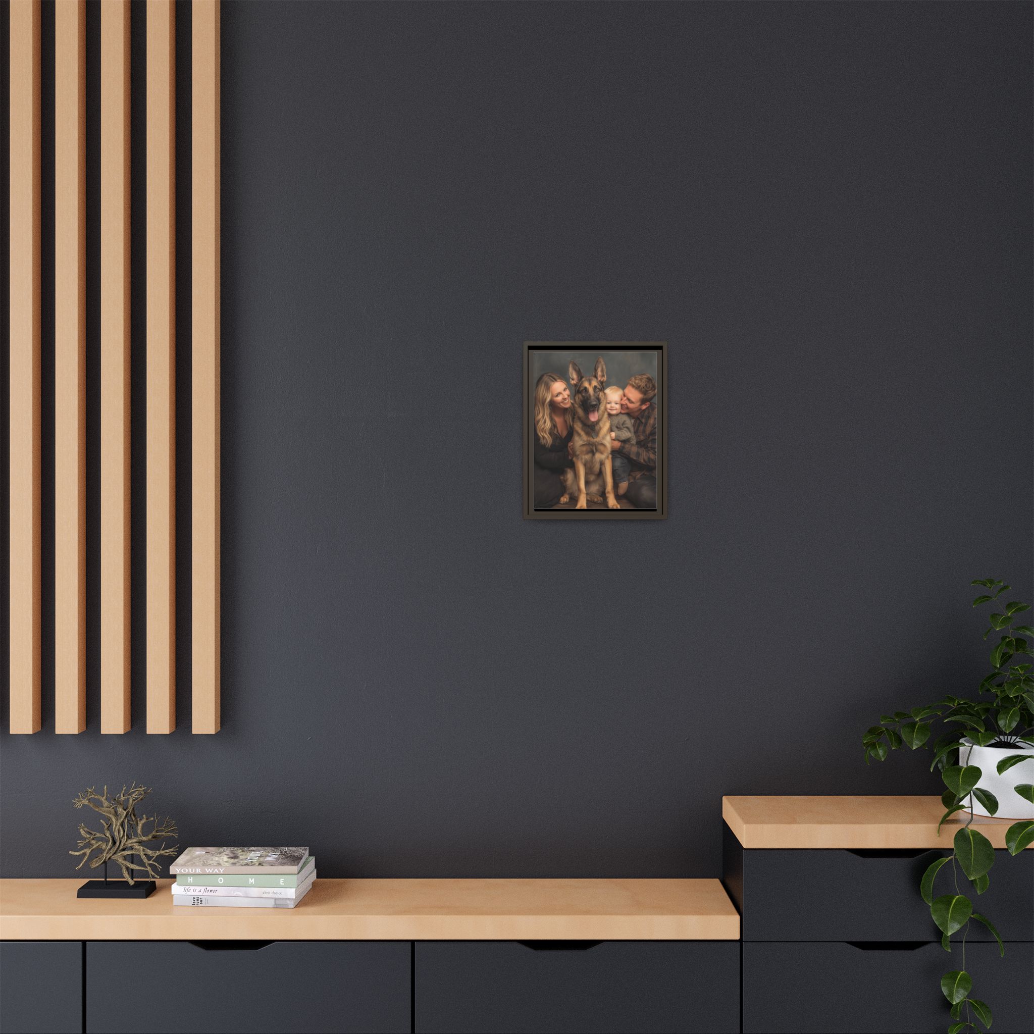 Personalized Framed Family Canvas Wall Art Vertical Multiple Sizes Available - Image 48