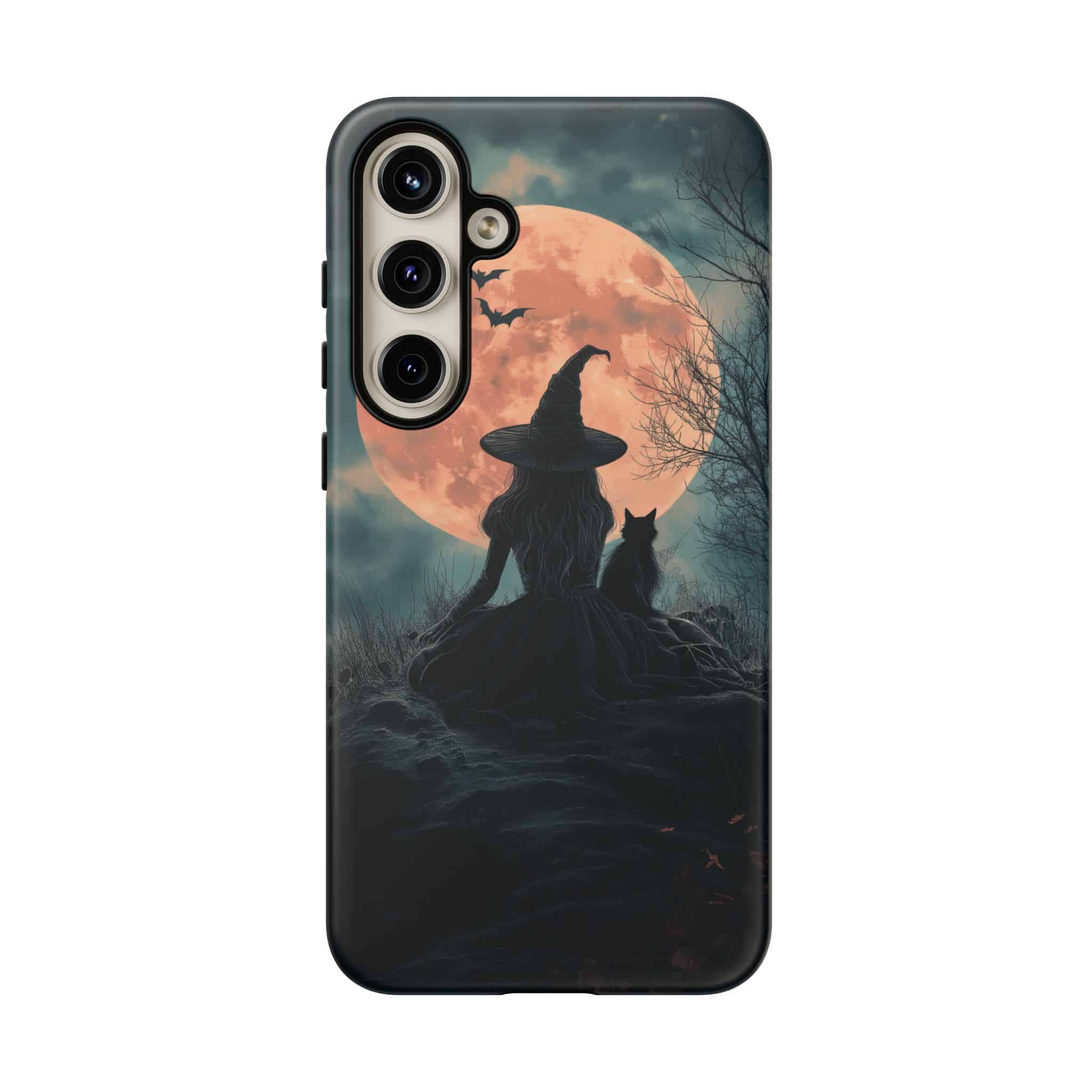 Witch With Black Cat By Moonlight #MJ-W004 Samsung S21, S22, S23, S24 Plus & Ultra Tough Cases - Image 41