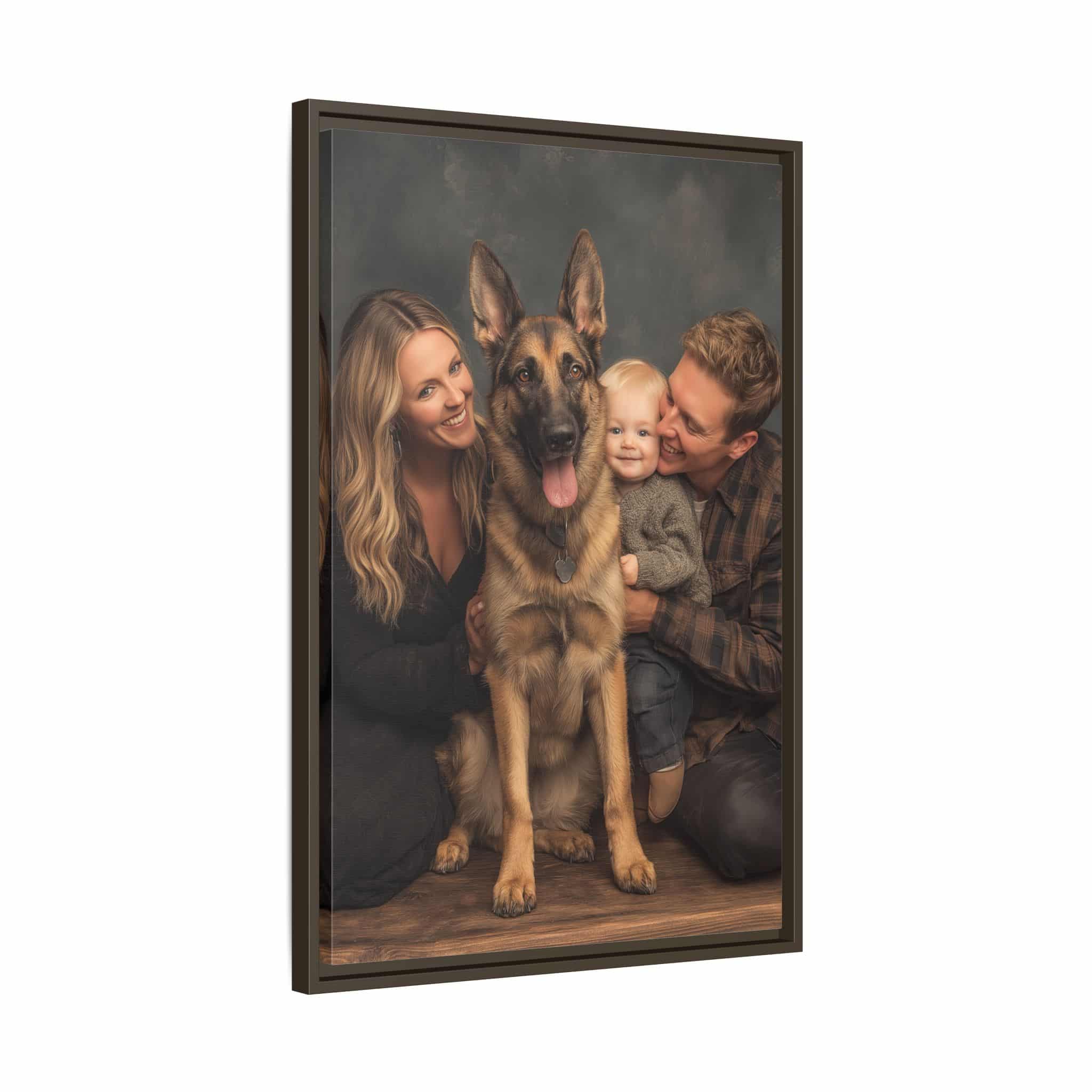 Personalized Framed Family Canvas Wall Art Vertical Multiple Sizes Available - Image 78