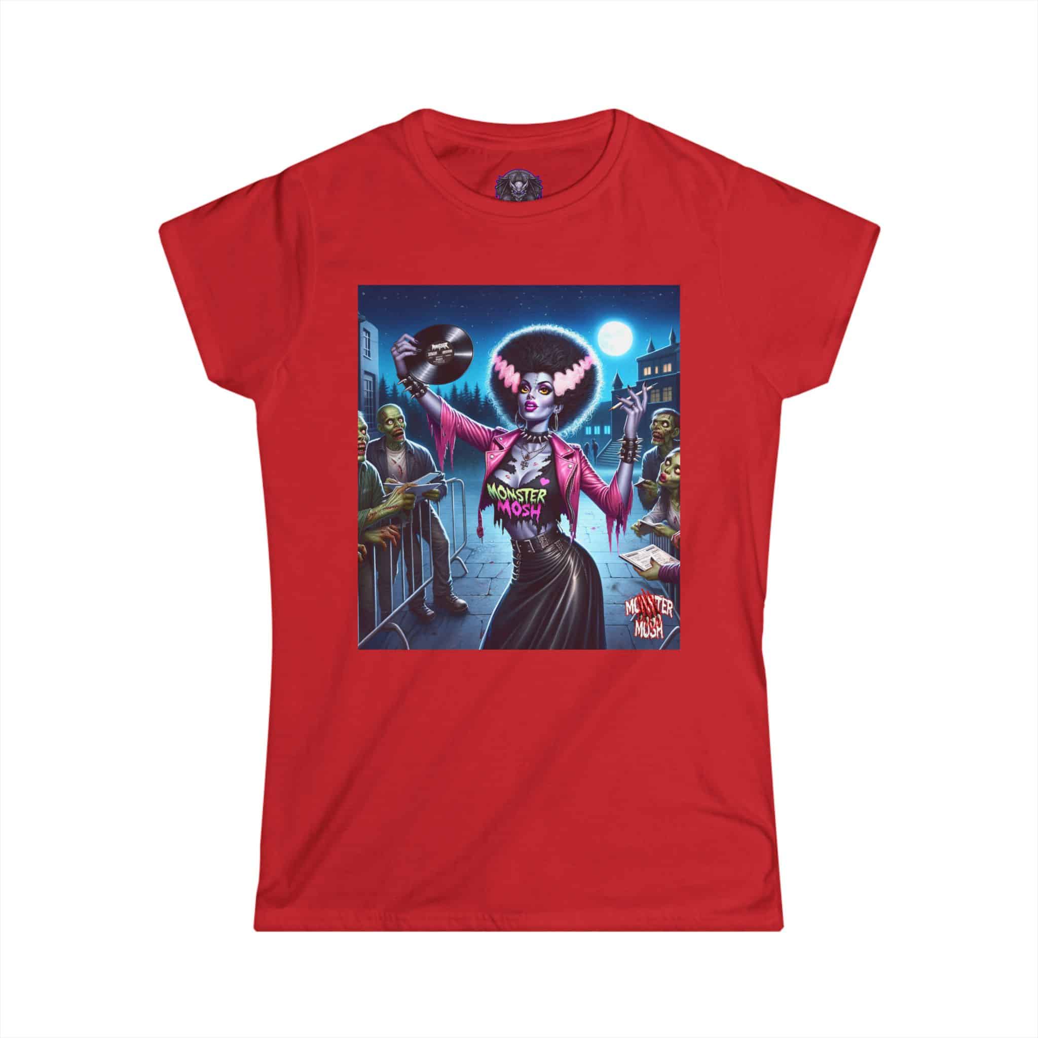 Monster Mosh 2024 Tour Lily Singer MM-D011 Women's Softstyle Tee - Image 40