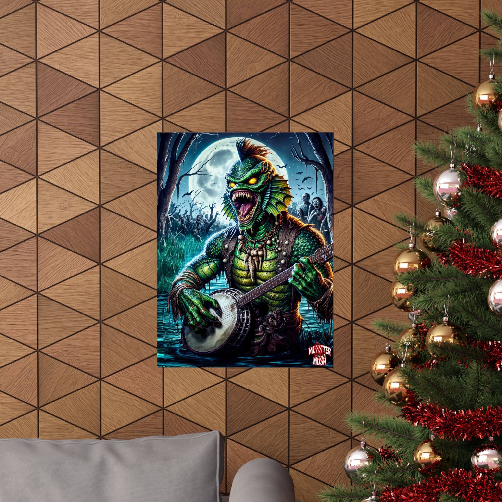 Monster Mosh 2024 Tour Gill On Banjo MM-D005 Matte Vertical Posters - Image 4