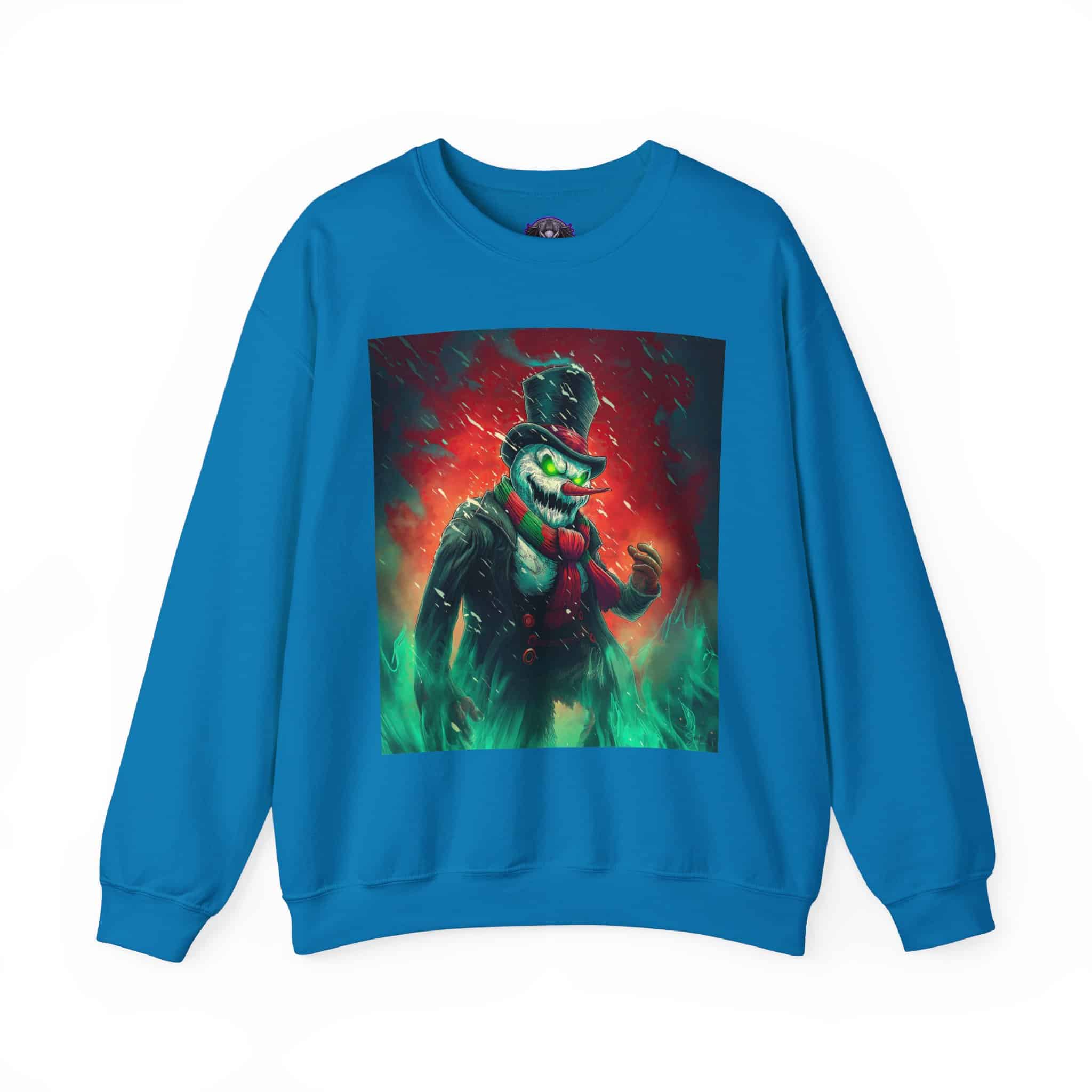 Sadistic Snowman II Unisex Heavy Blend™ Crewneck Sweatshirt Christmas - Image 31